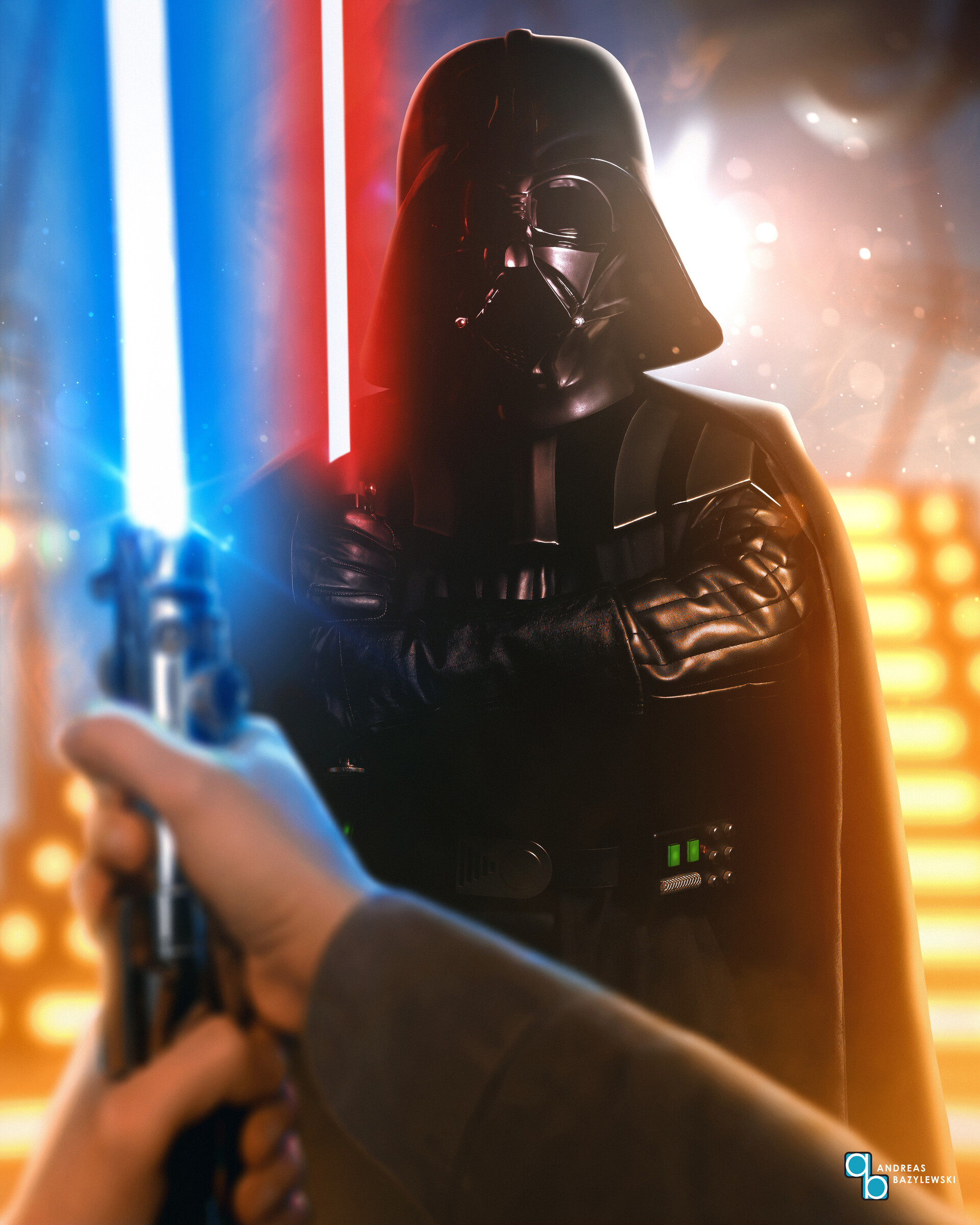 Andreas Bazylewski Luke Faces Darth Vader