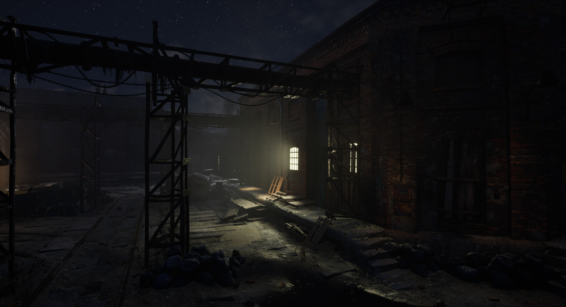 ArtStation - Abandoned Factory Relighting