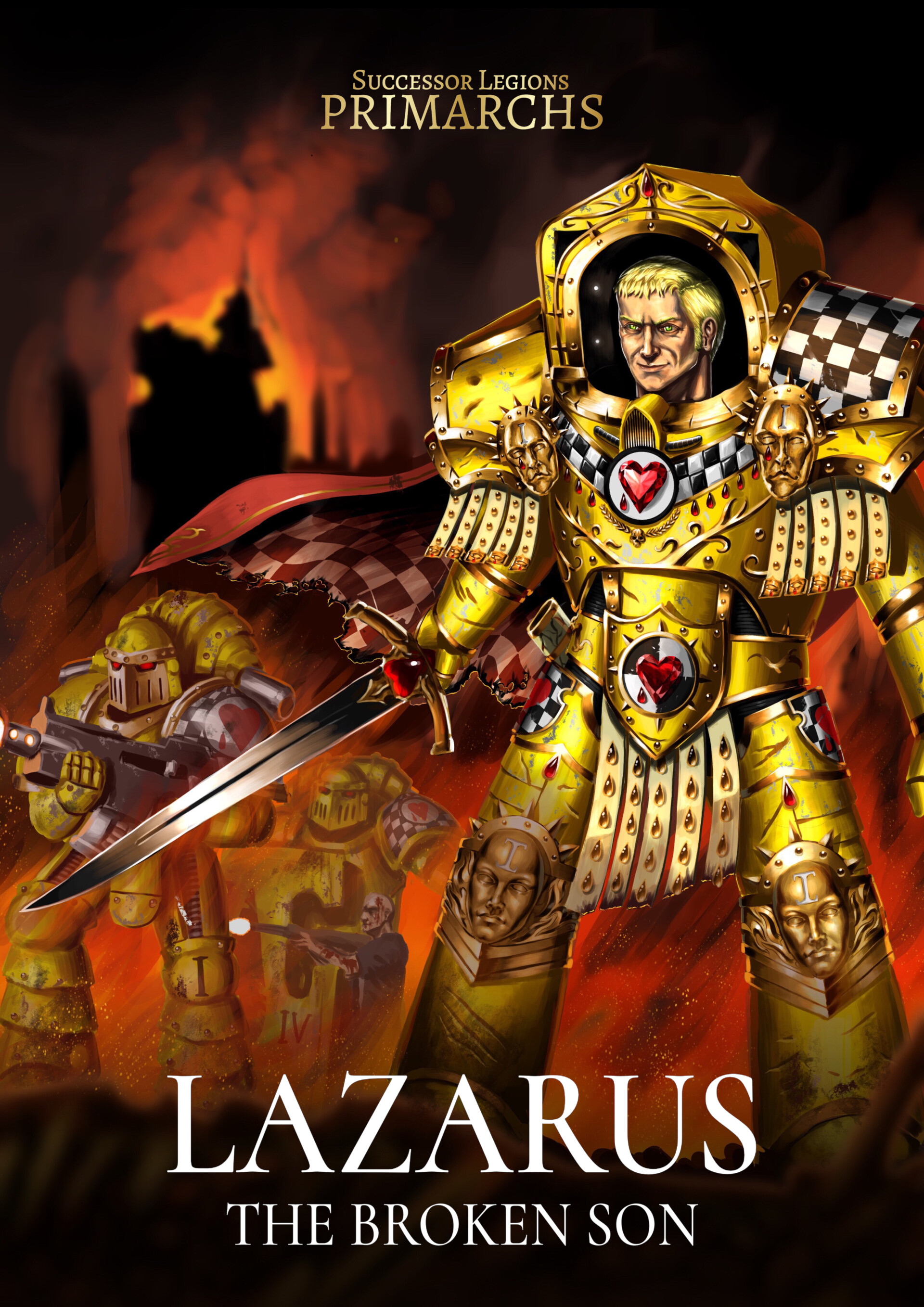 ArtStation Lazarus Primarch of the Lamenters Book Cover