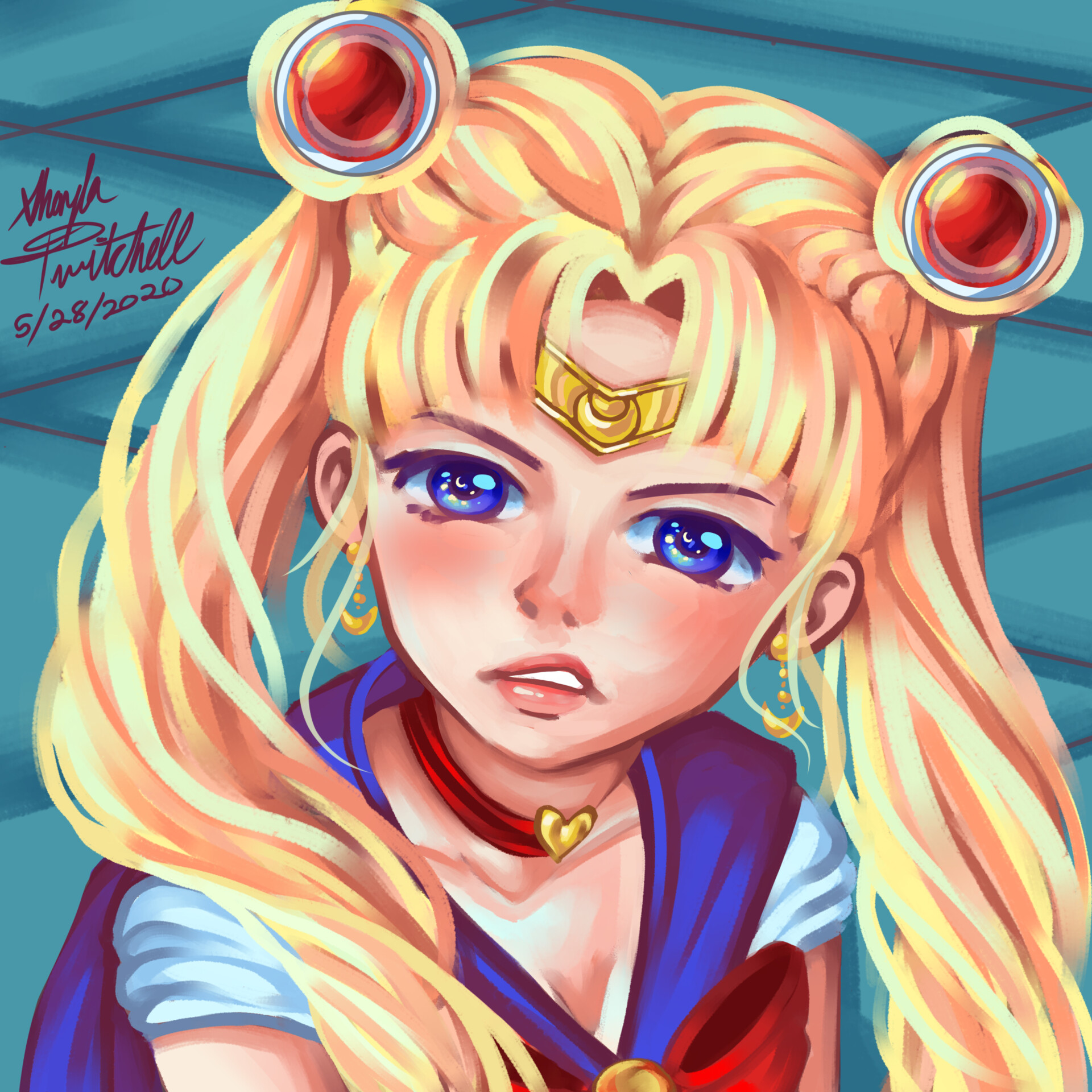 ArtStation - Sailor Moon Redraw Challenge!