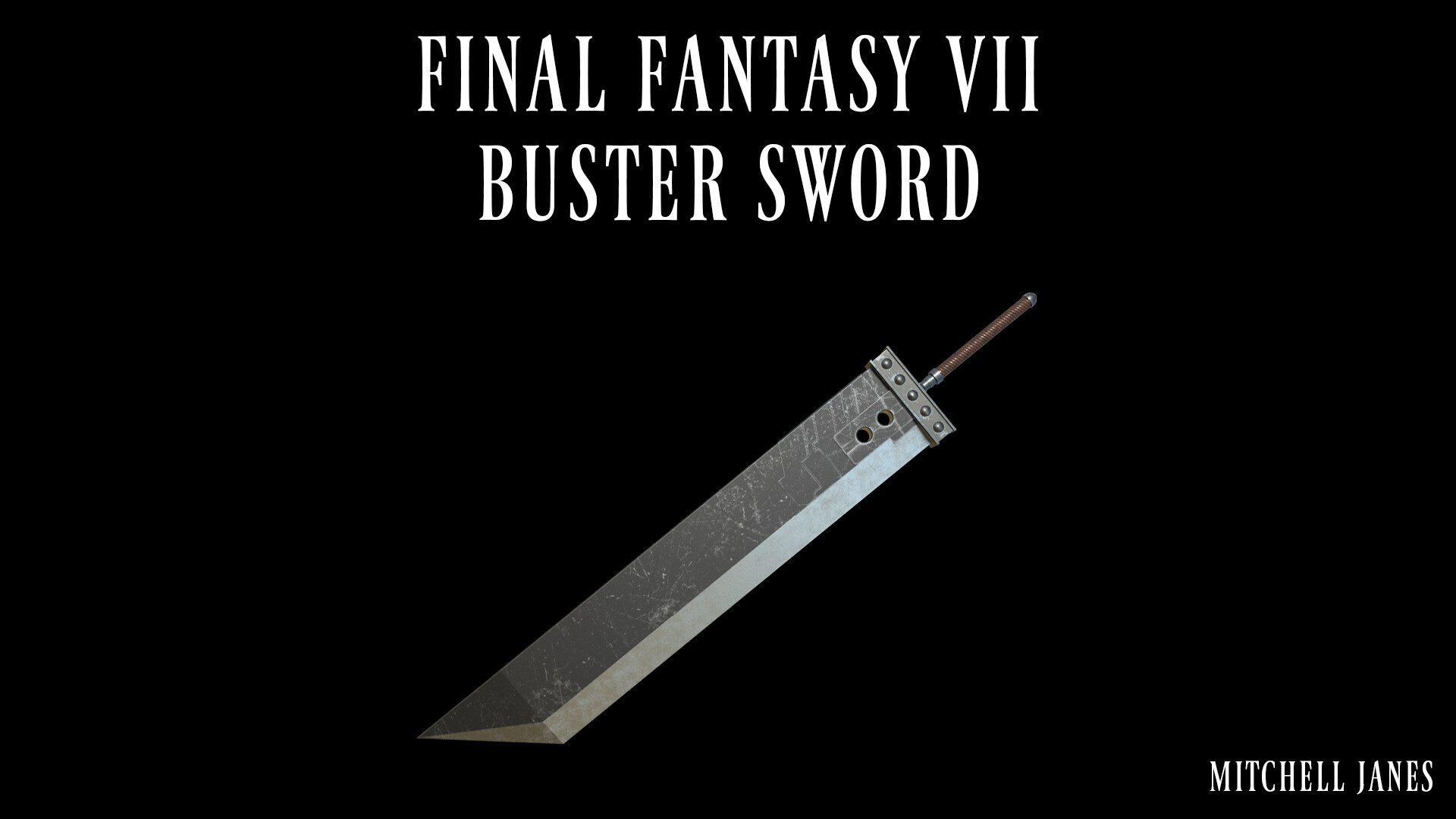 Artstation Final Fantasy Vii Buster Sword Mitch Janes