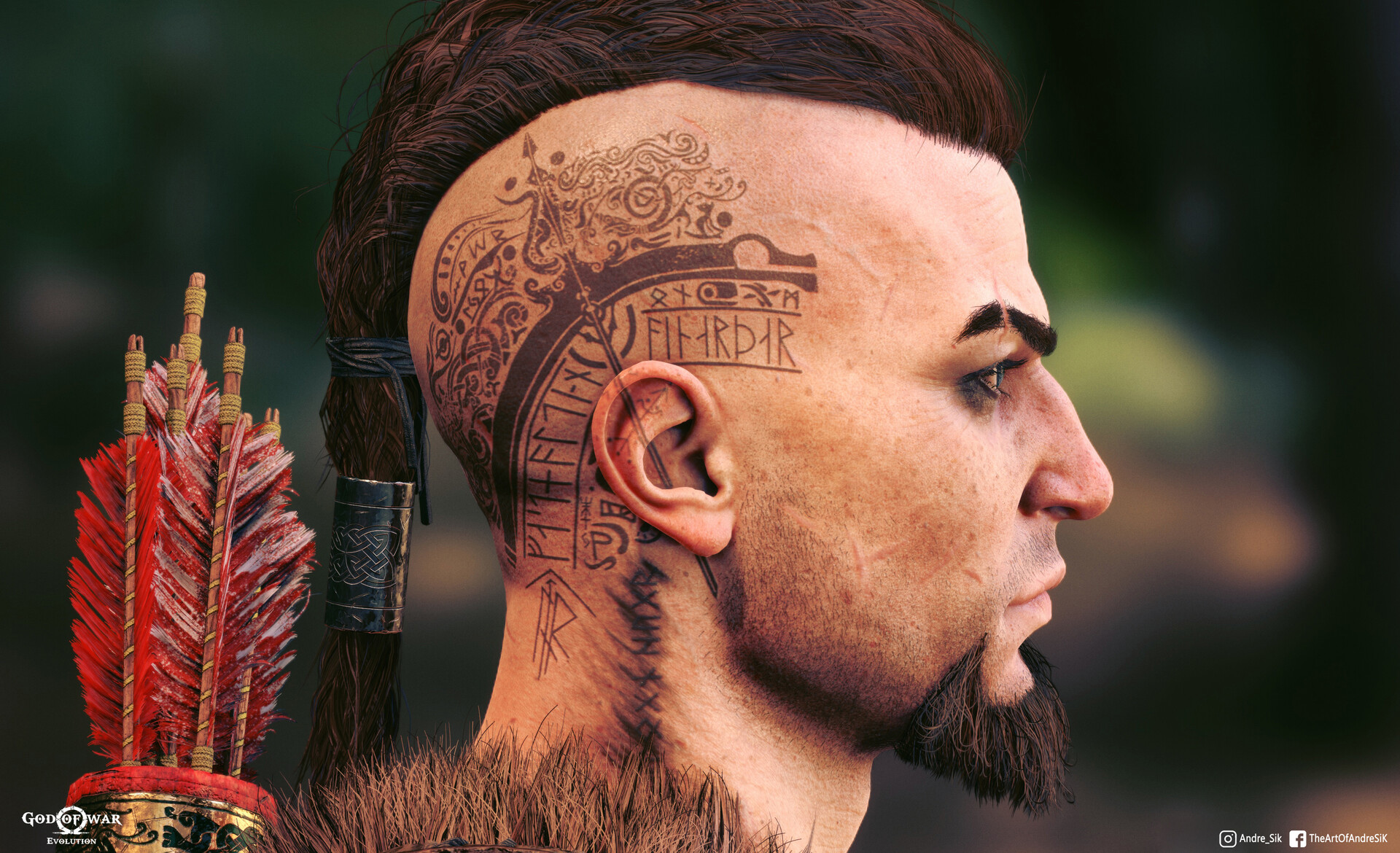 Top 168 + Atreus hand tattoo