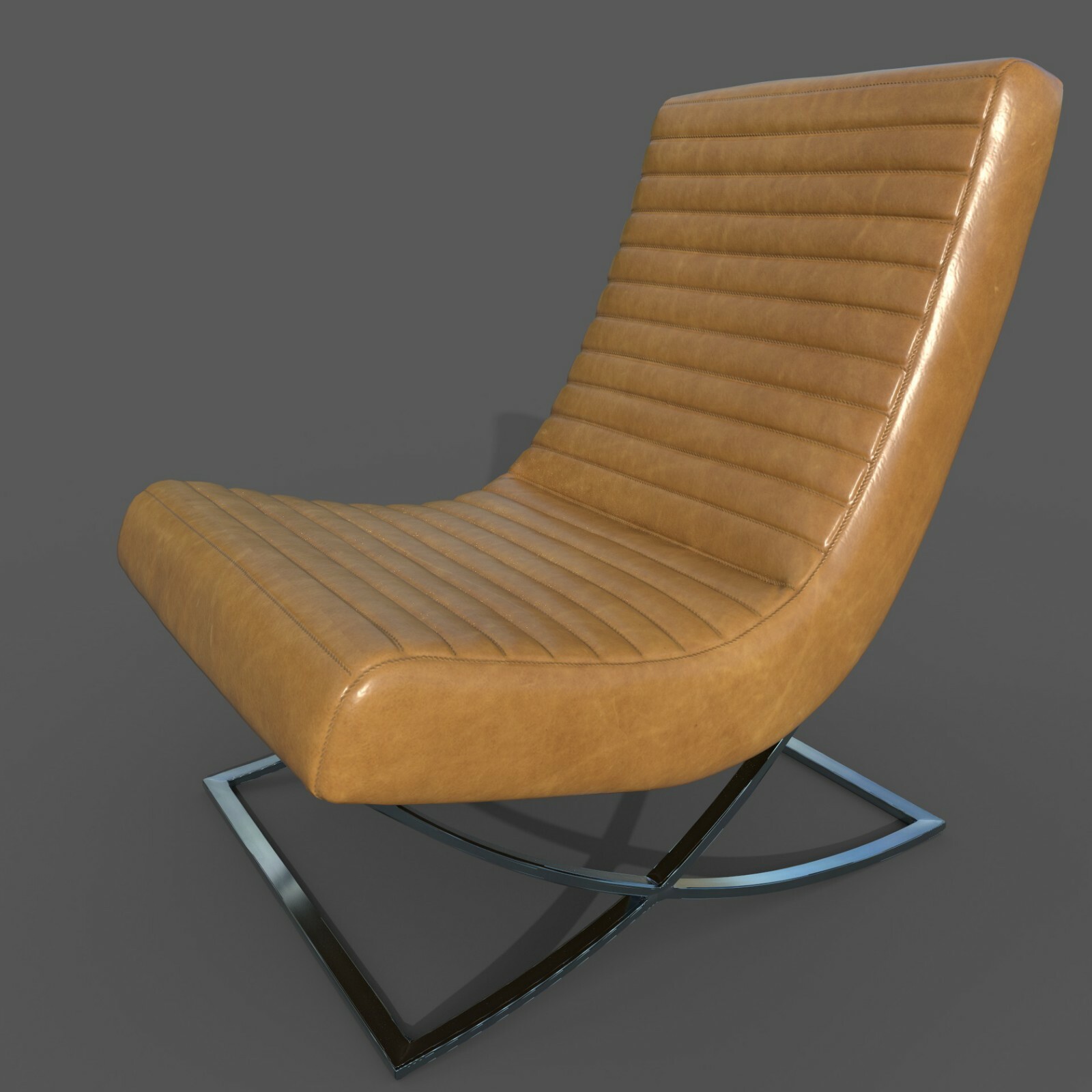 Cooper armless leather chair clearance