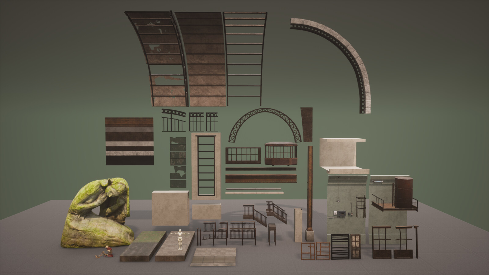 Trim Material &amp; Modular Assets