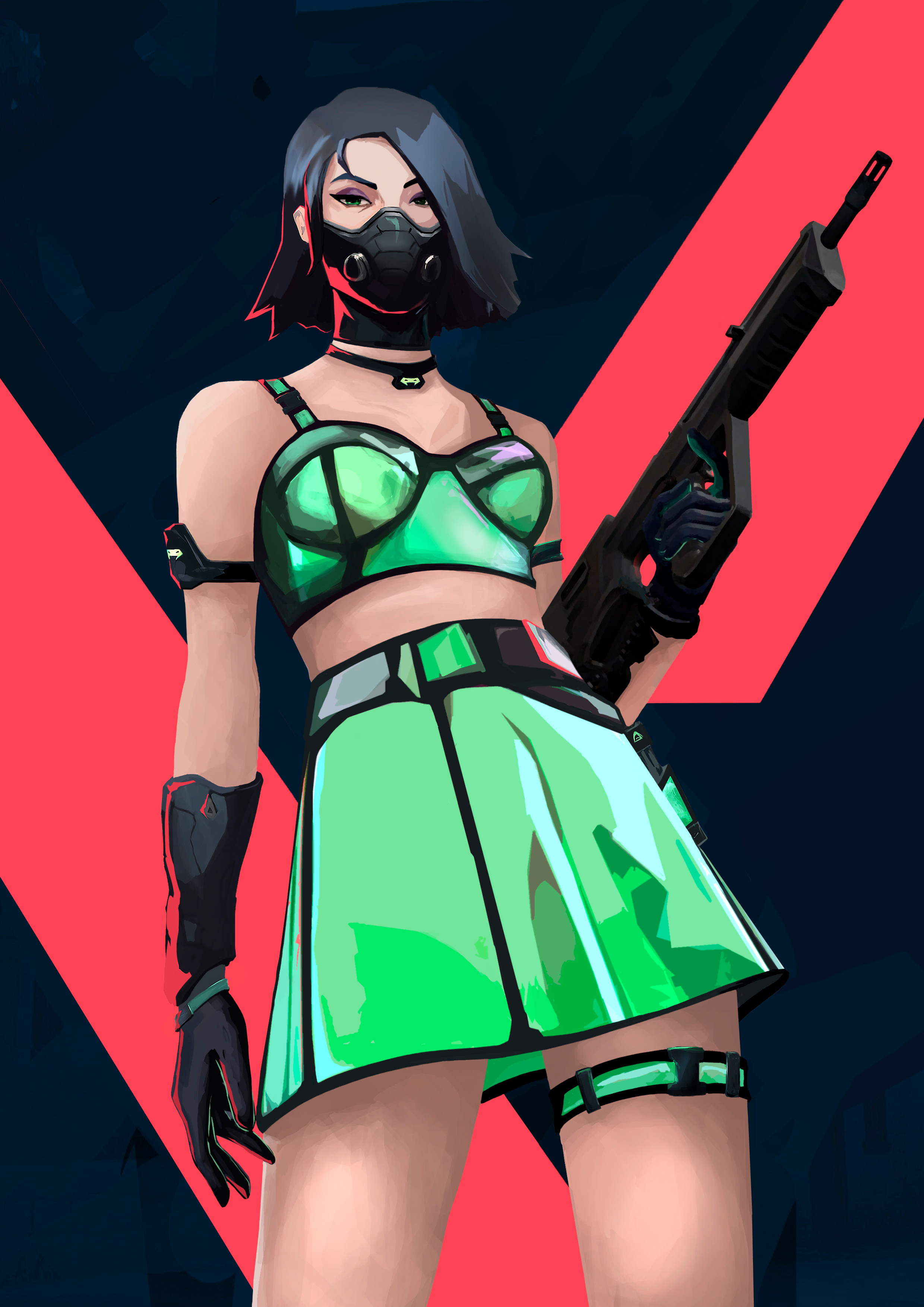 m i i i t a n y a VALORANT Viper. Fan art