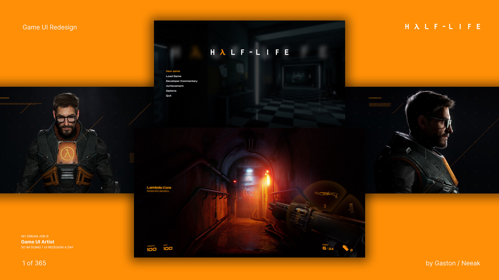 gaston rojas half life ui redesign