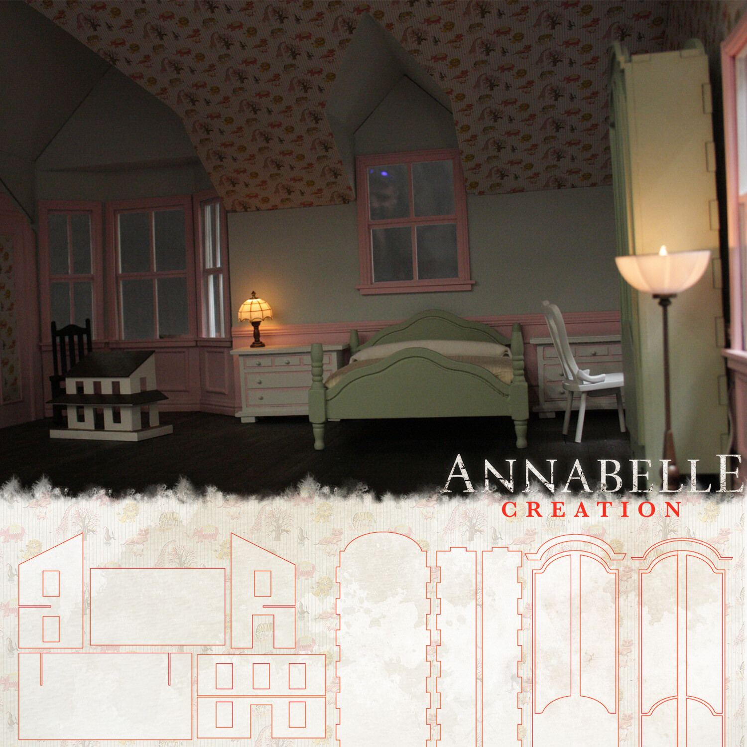 Jordan Morris Annabelle Creation Dollhouse Build