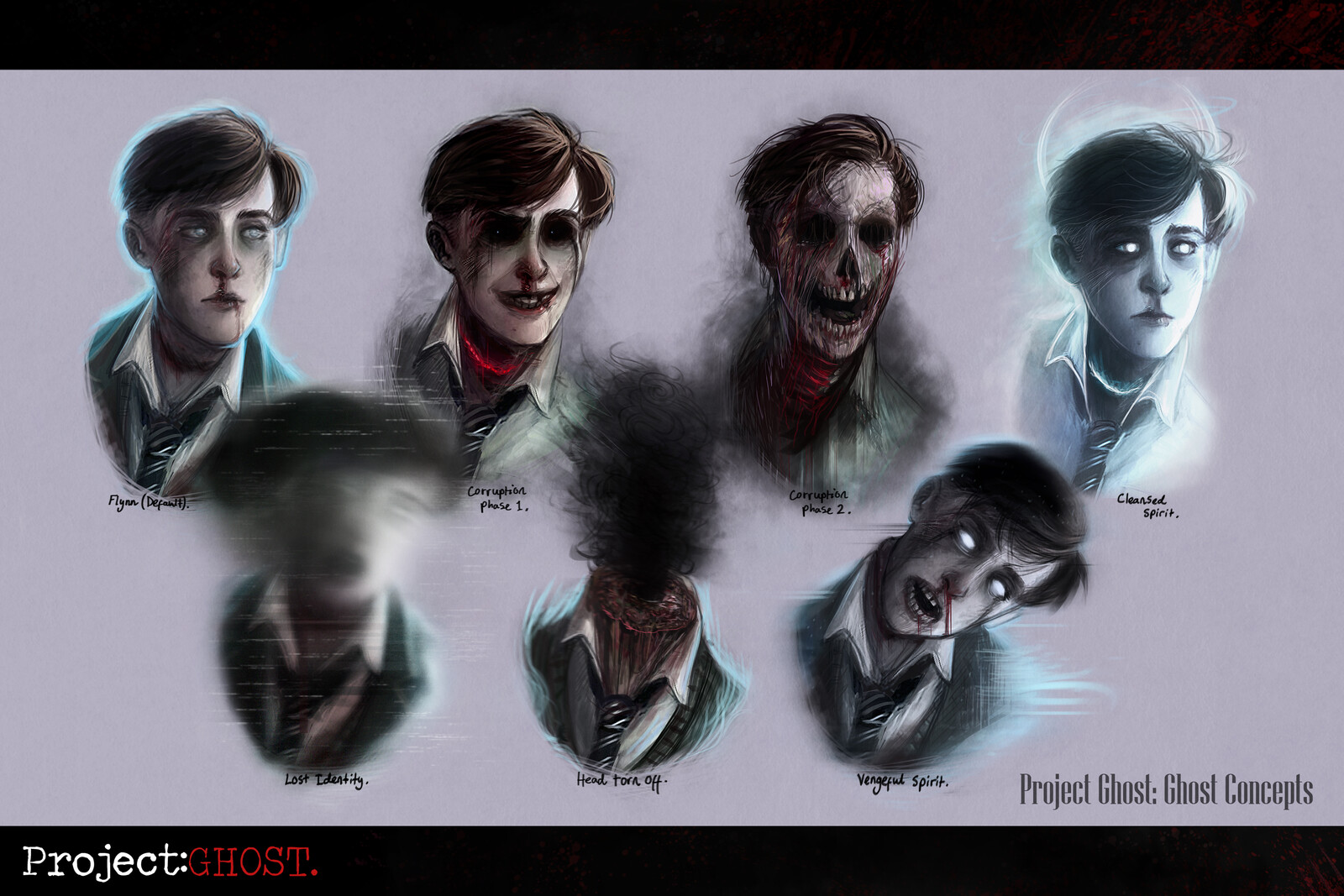 Project GHOST: Ghost/Spirit Thumbnails (concept art)