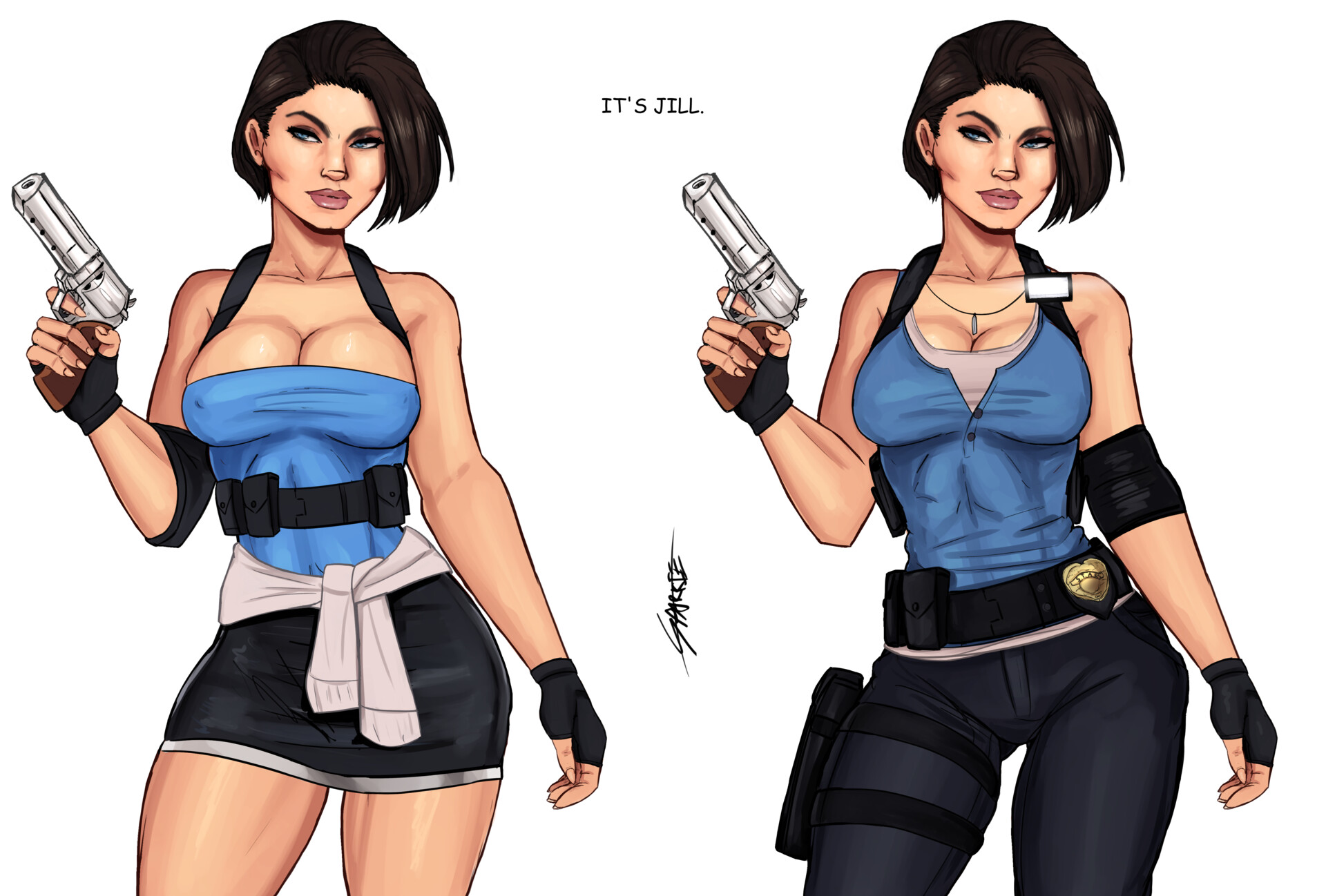 ArtStation - Resident Evil 3 - Jill Valentine Fan Art