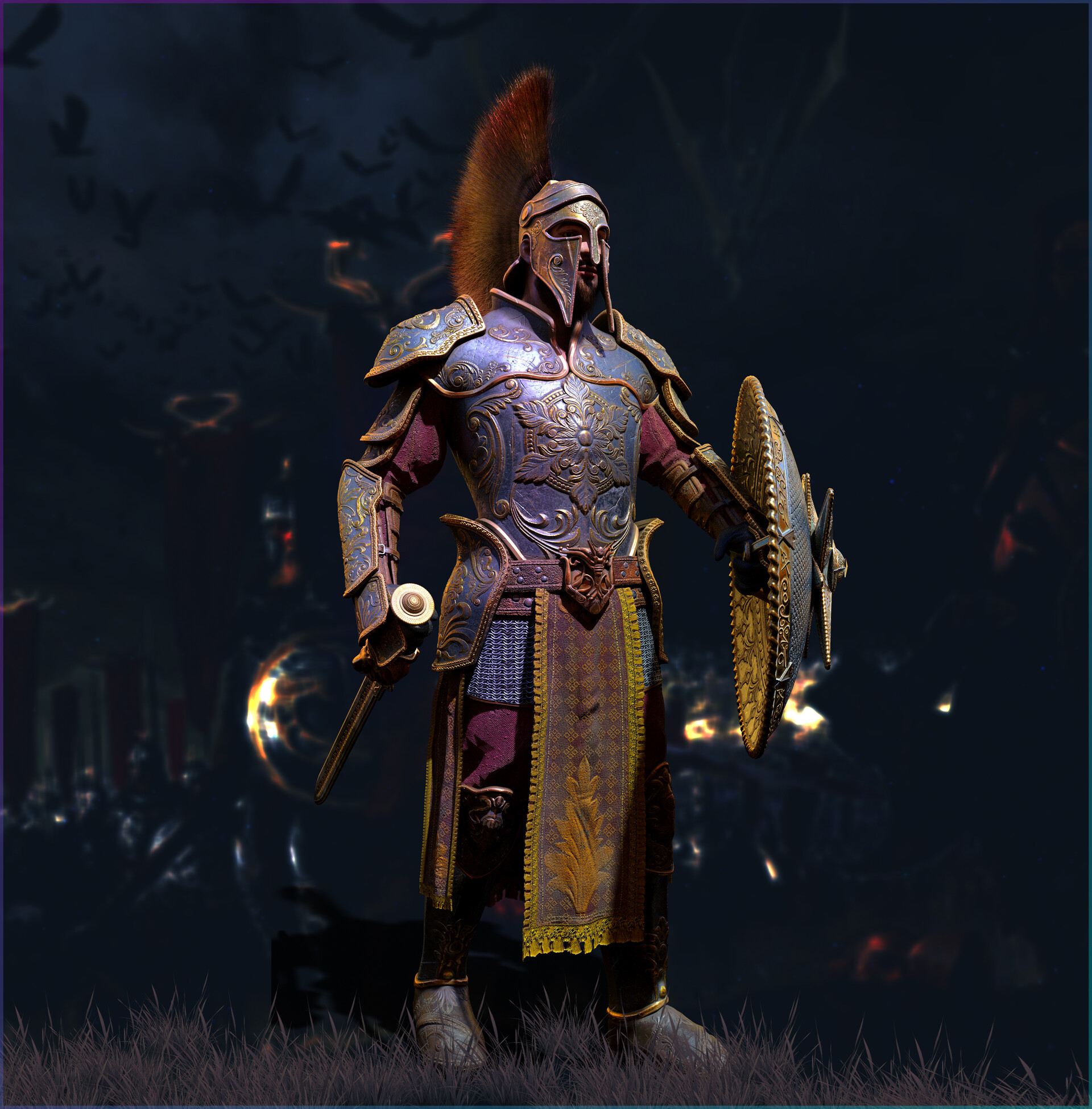 ArtStation The Warrior (WIP)