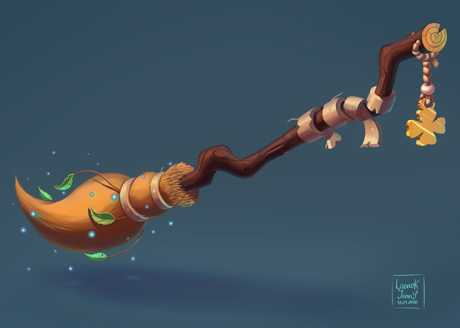 ArtStation The witch's broom