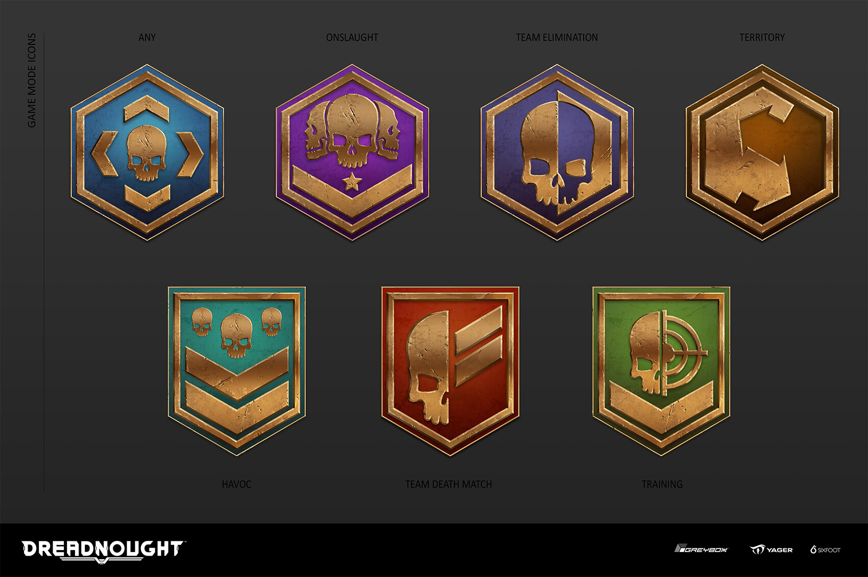 Michele Tanner - DREADNOUGHT - GAME MODE ICONS