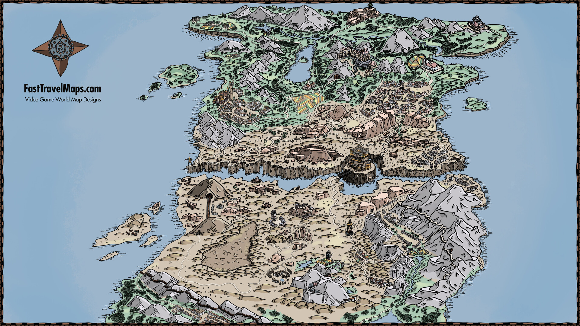 Dariusz Konrad Video Game Maps Personal Work