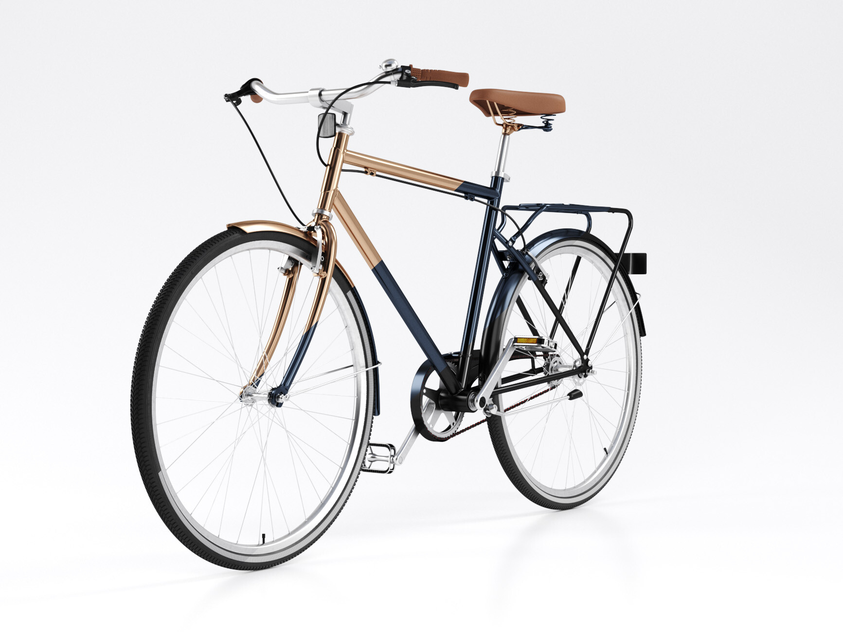 Artstation 3d Model Bike Vintage Roadster 3d Modeler