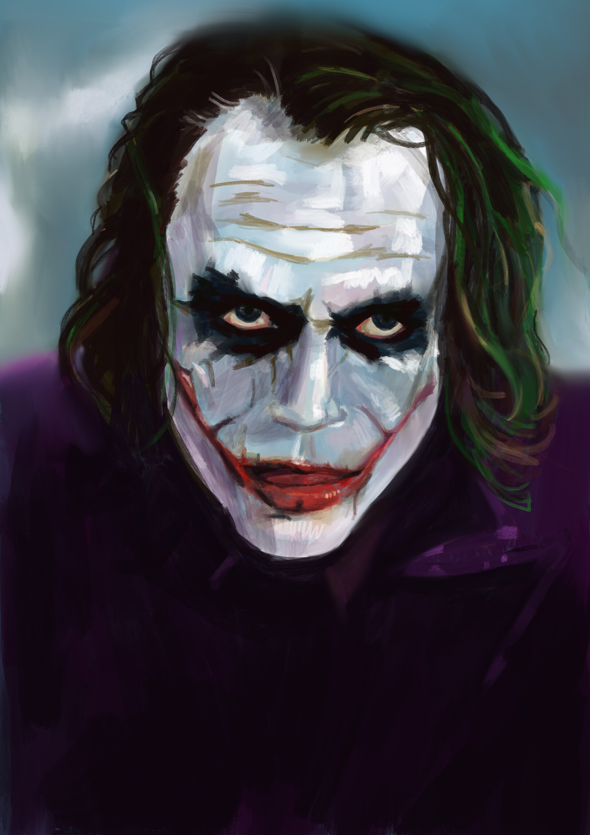 ArtStation - Heath Andrew Ledger as Joker