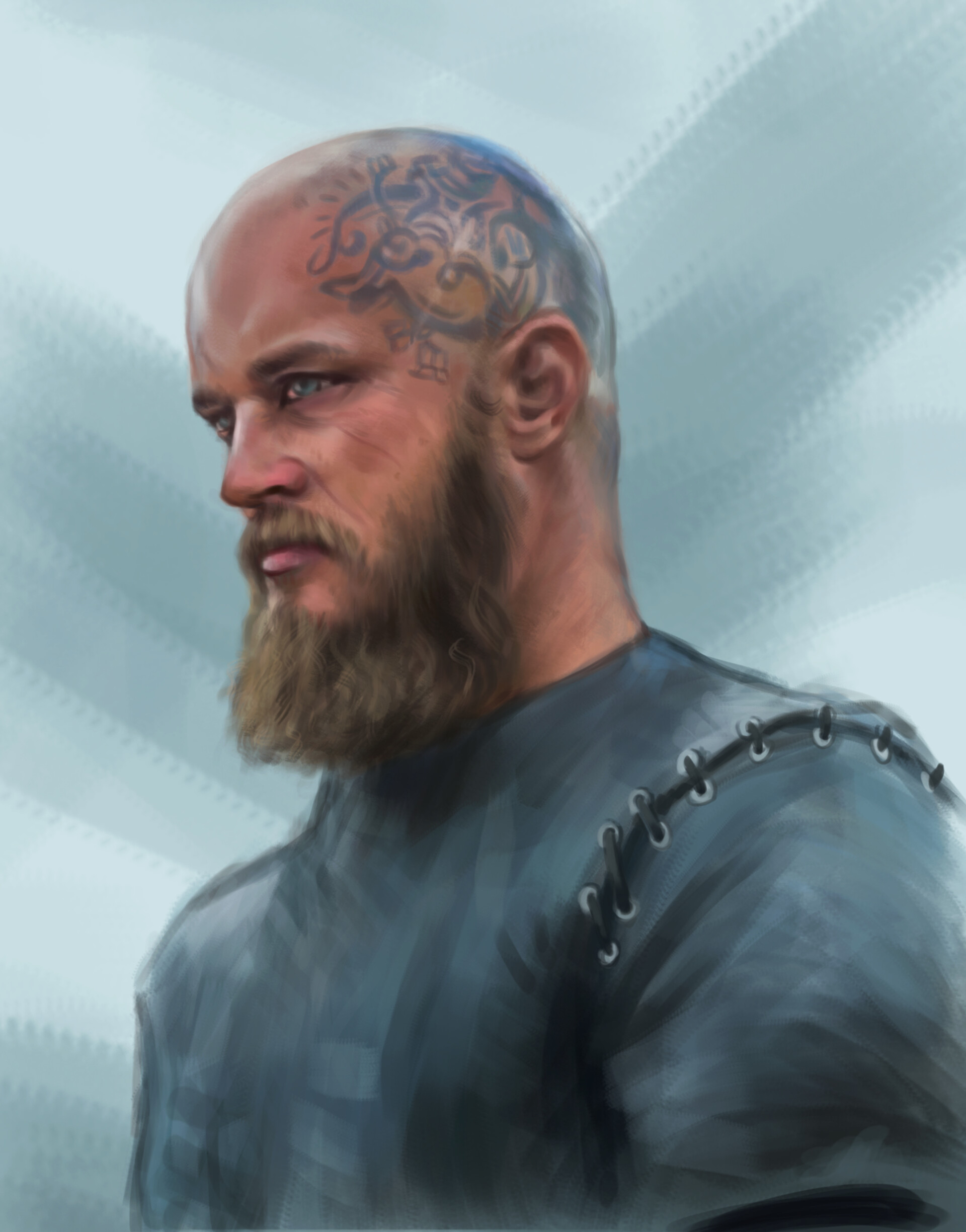ArtStation - Ragnar portrait