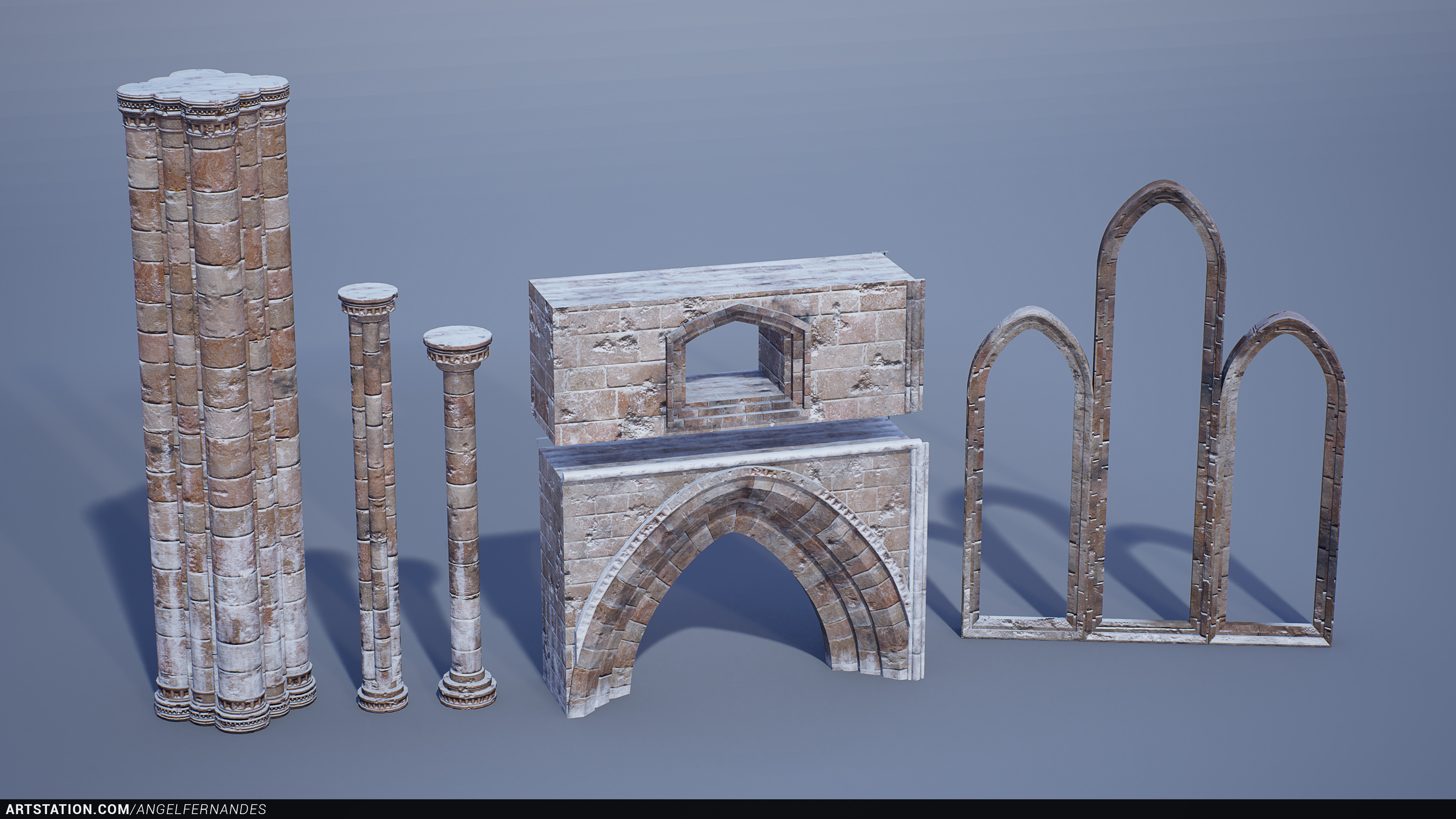 Very basic modules I did for the Gothic Temple (or church? :P)