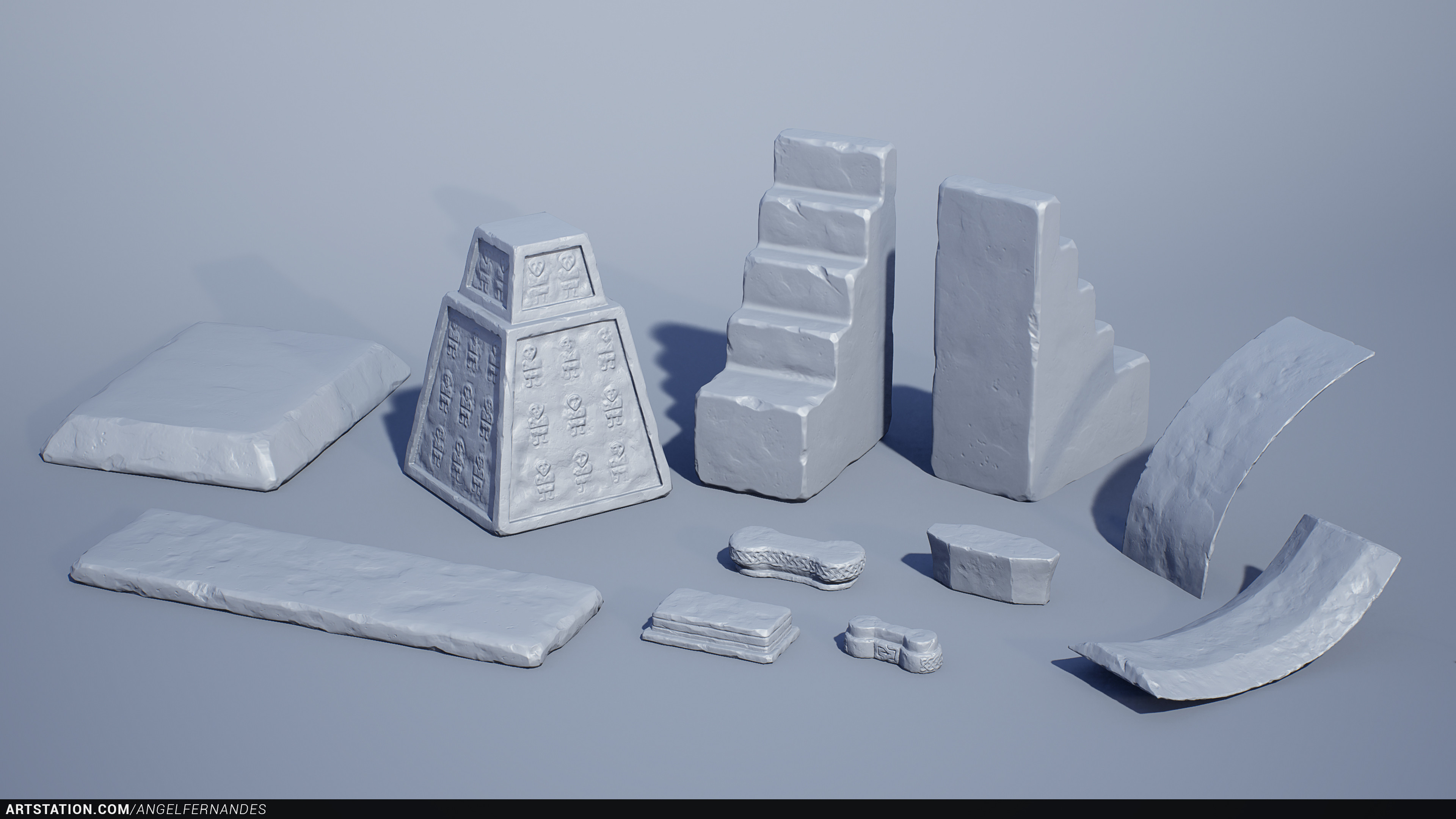 Low-poly + normal map