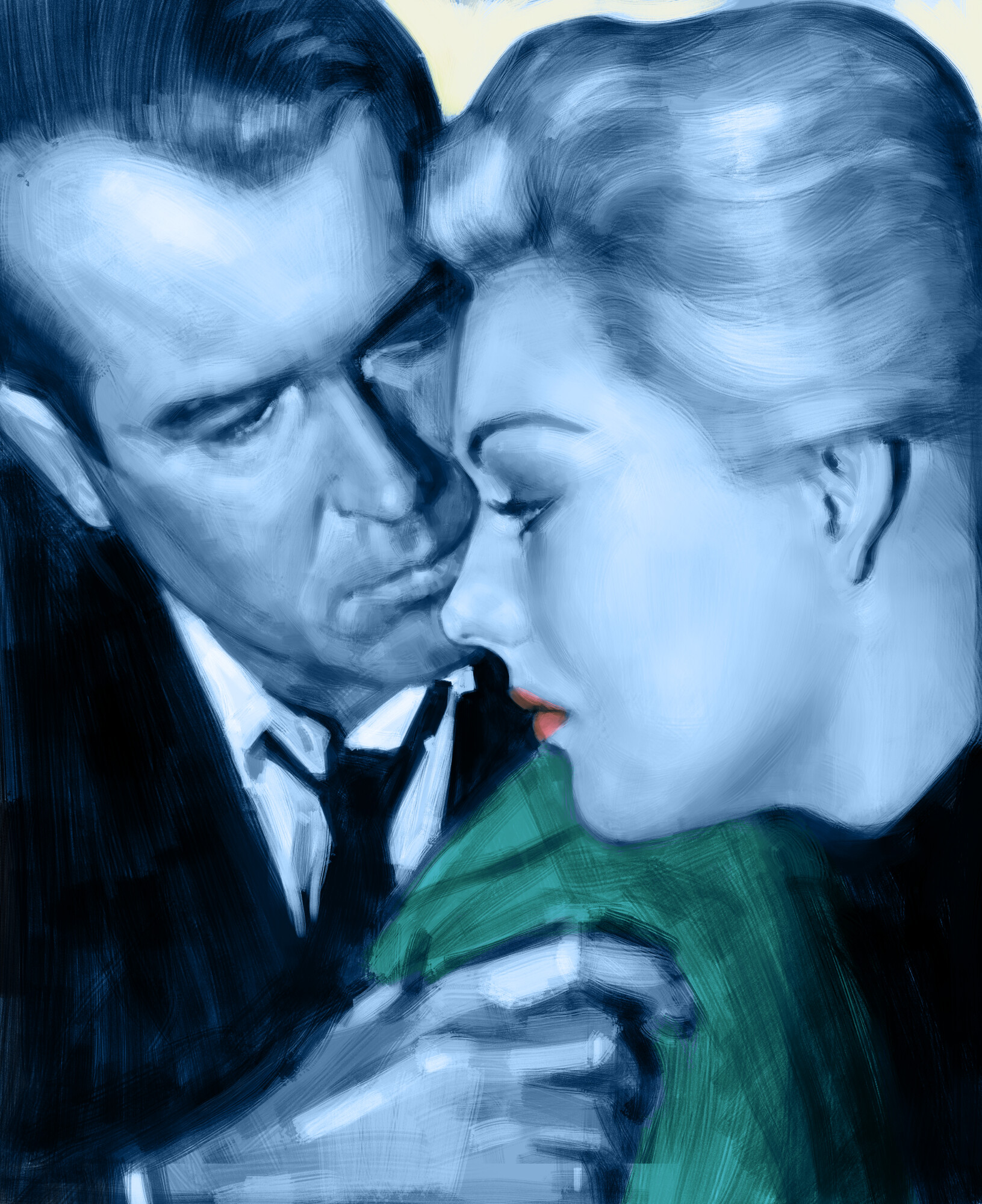 Daniel Belchi Lorente James Stewart And Kim Novak