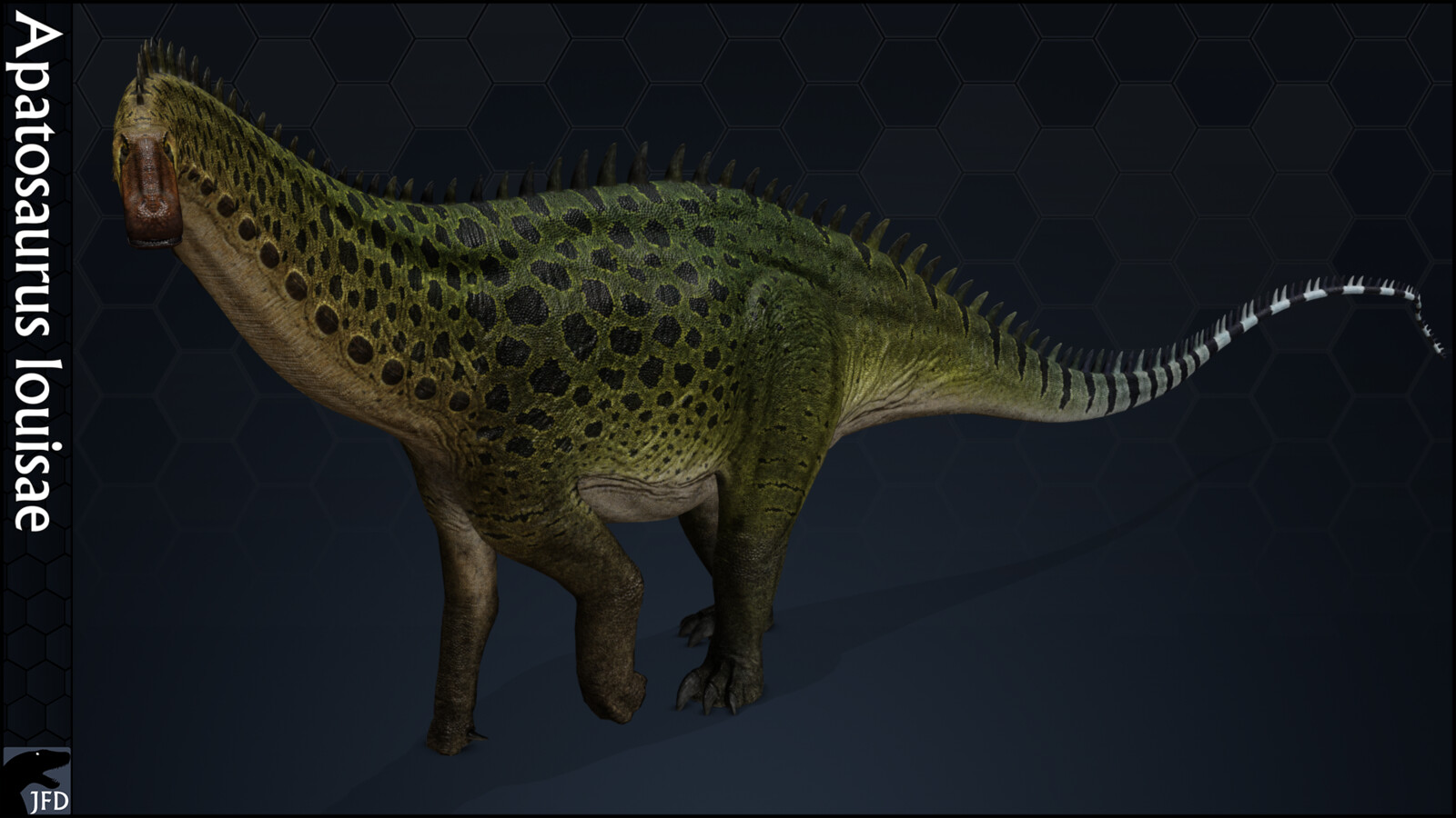 Apatosaurus louisae full render.