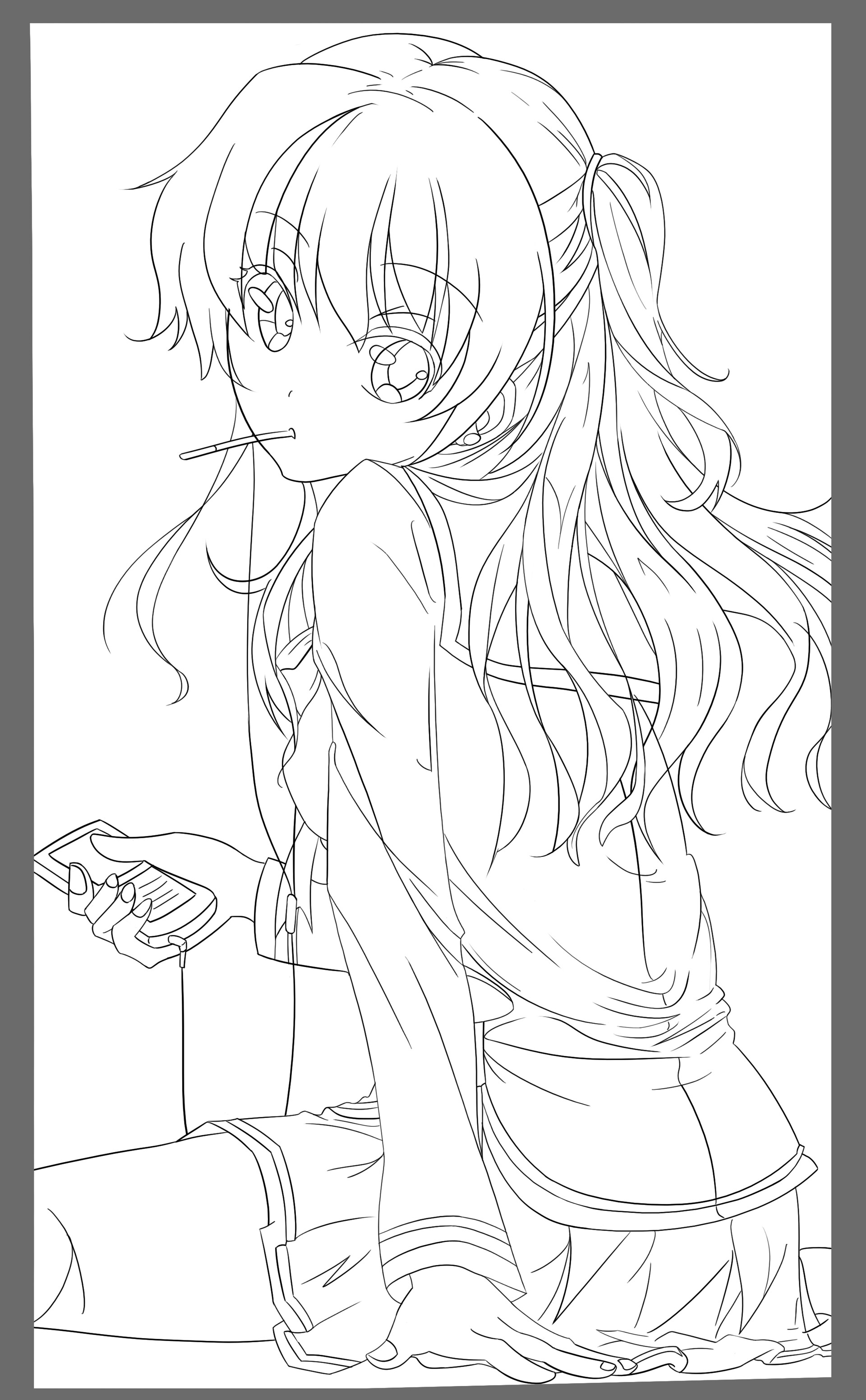 ArtStation - daily line art tracing