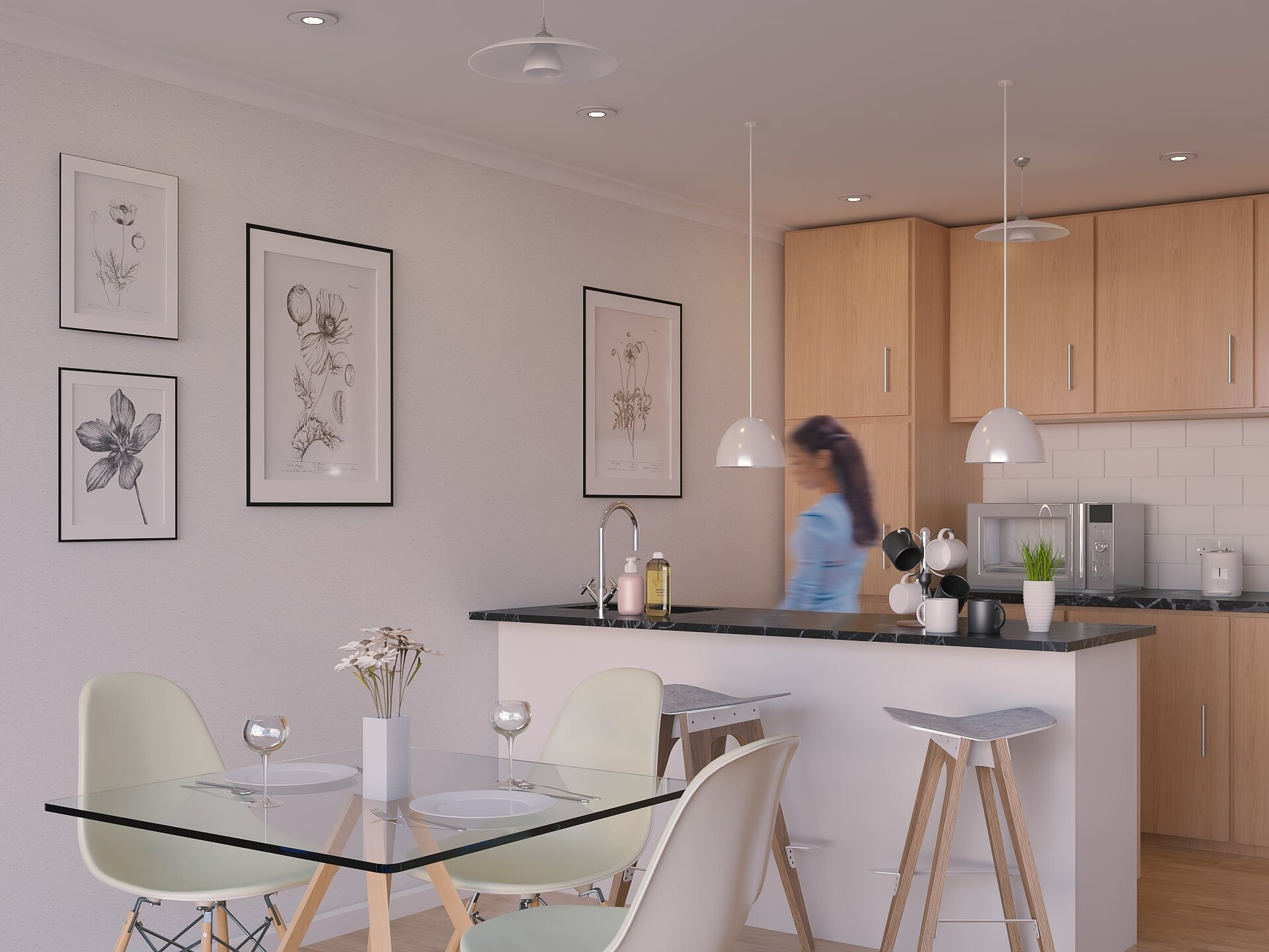 ArtStation - London Apartment (Kitchen)