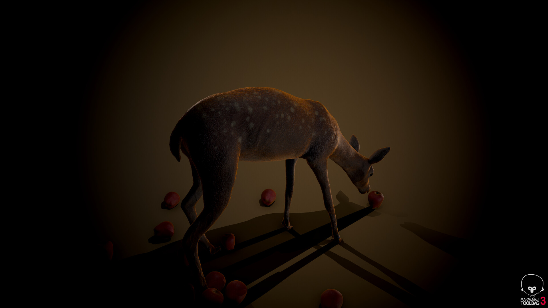 Artstation 3d Model Deer Ieva Dubinskaite
