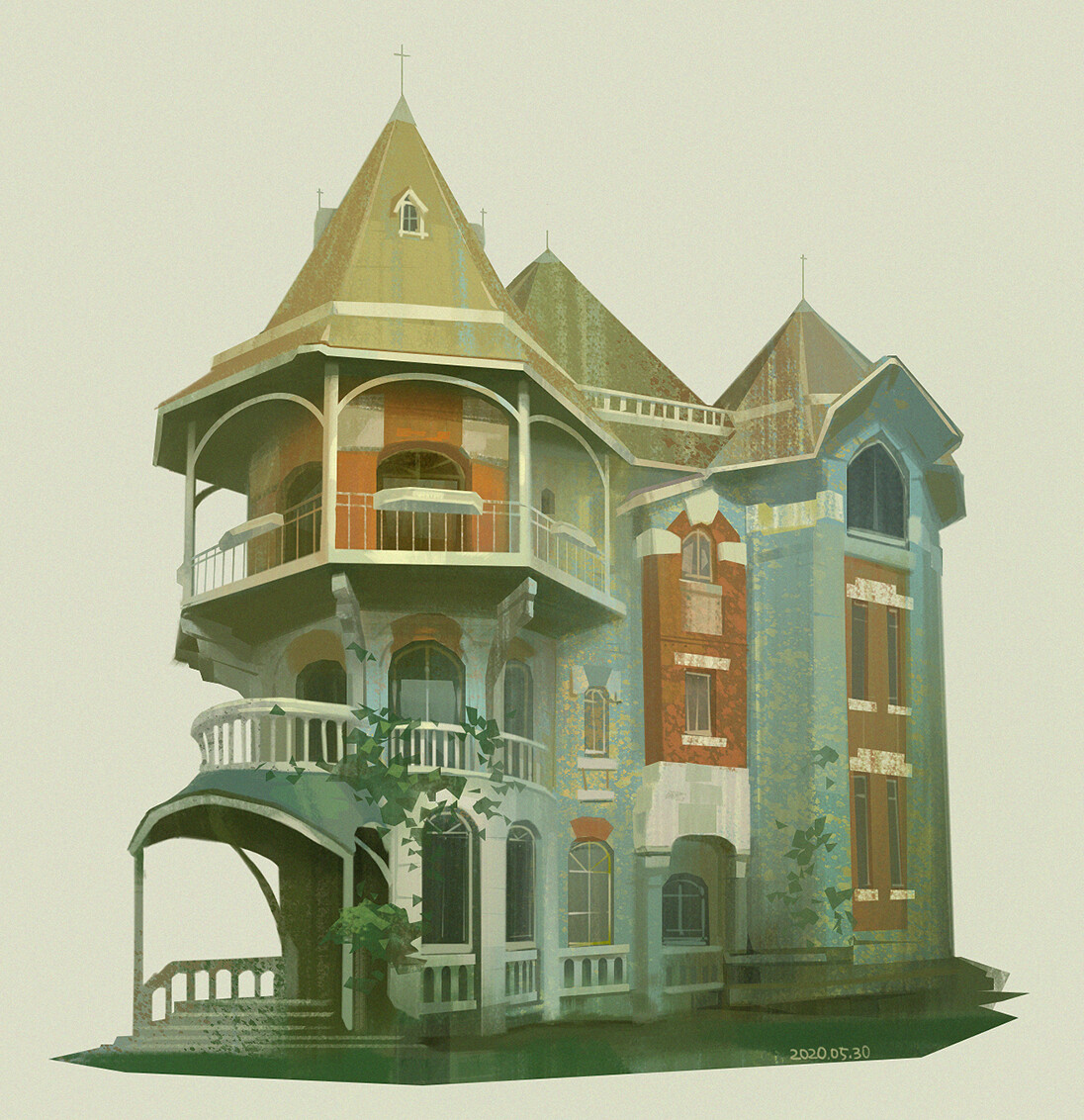 ArtStation - 20200530_Building practice