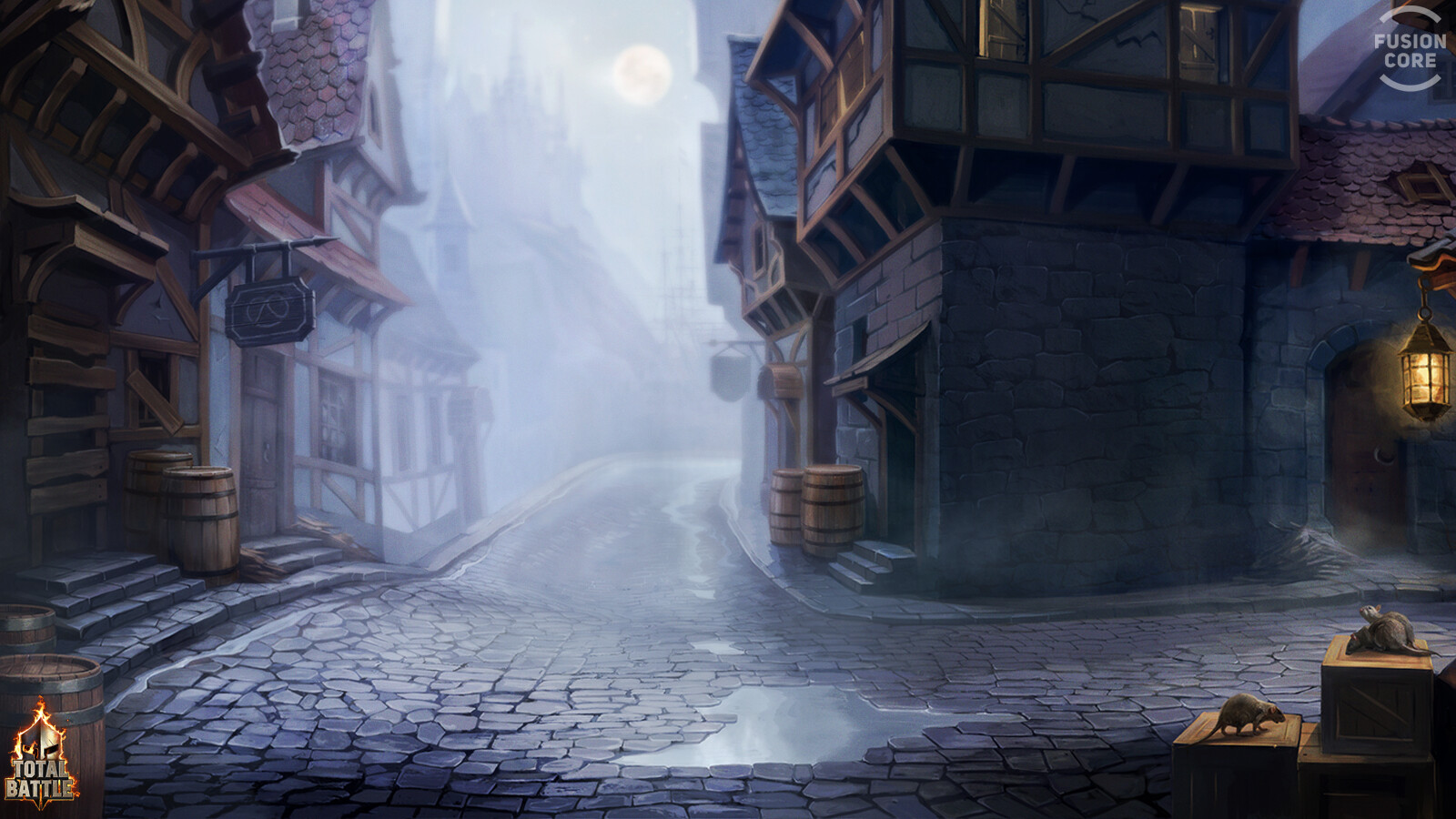 ArtStation Plague city