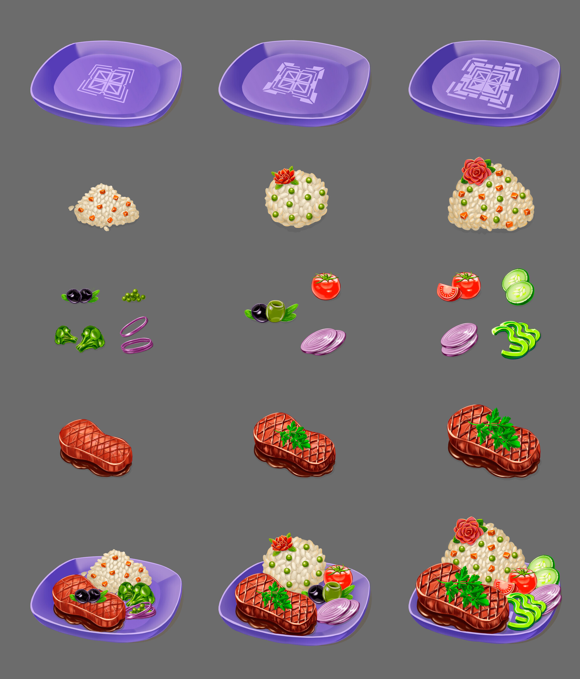 ArtStation Dishes Game art