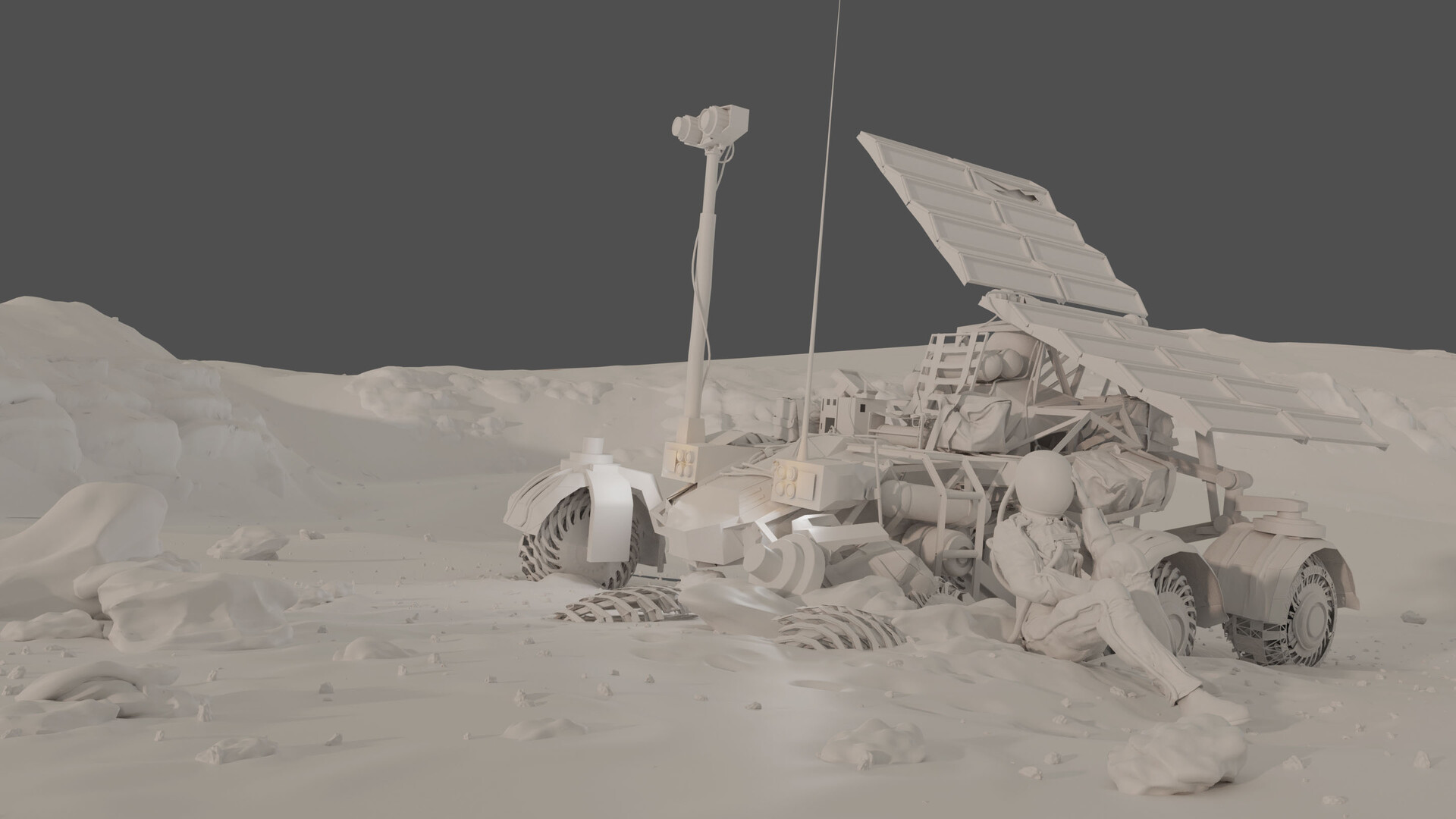 William Ruhlig - WIP Thread. - Hum3d Space Rover Challenge. Mars Rover