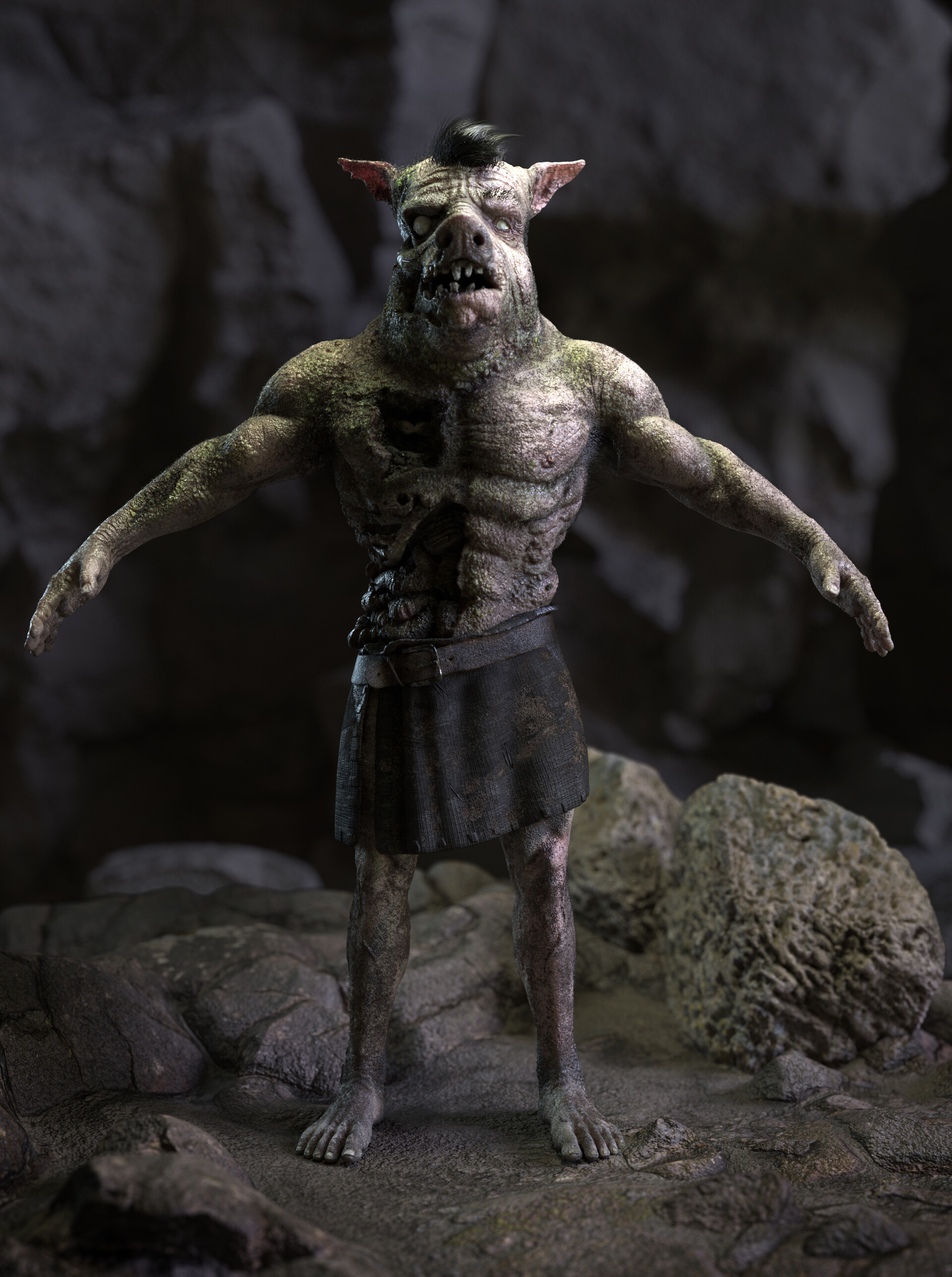 Artstation Minecraft Zombie Pigman
