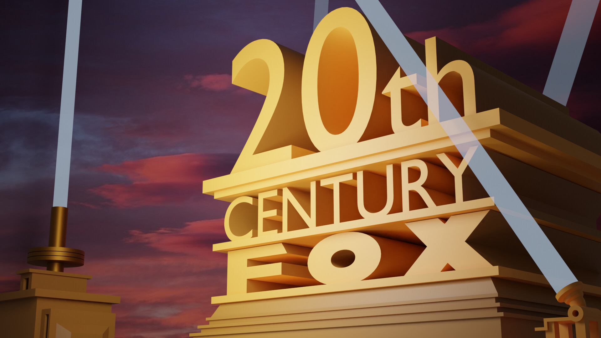 ArtStation - 20th Century Fox Logo 3d