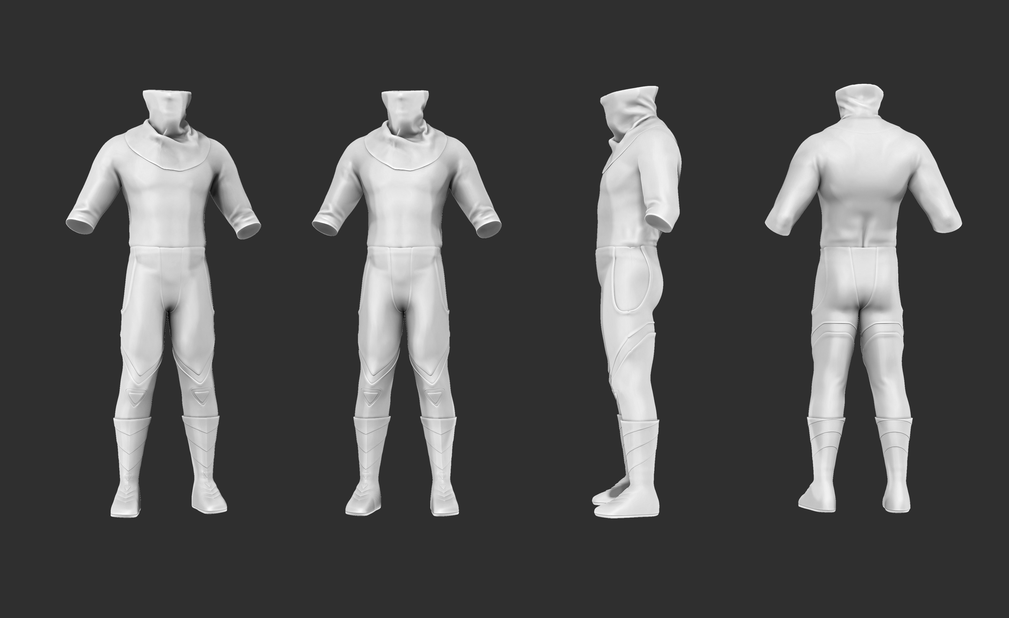 Body Only High Poly