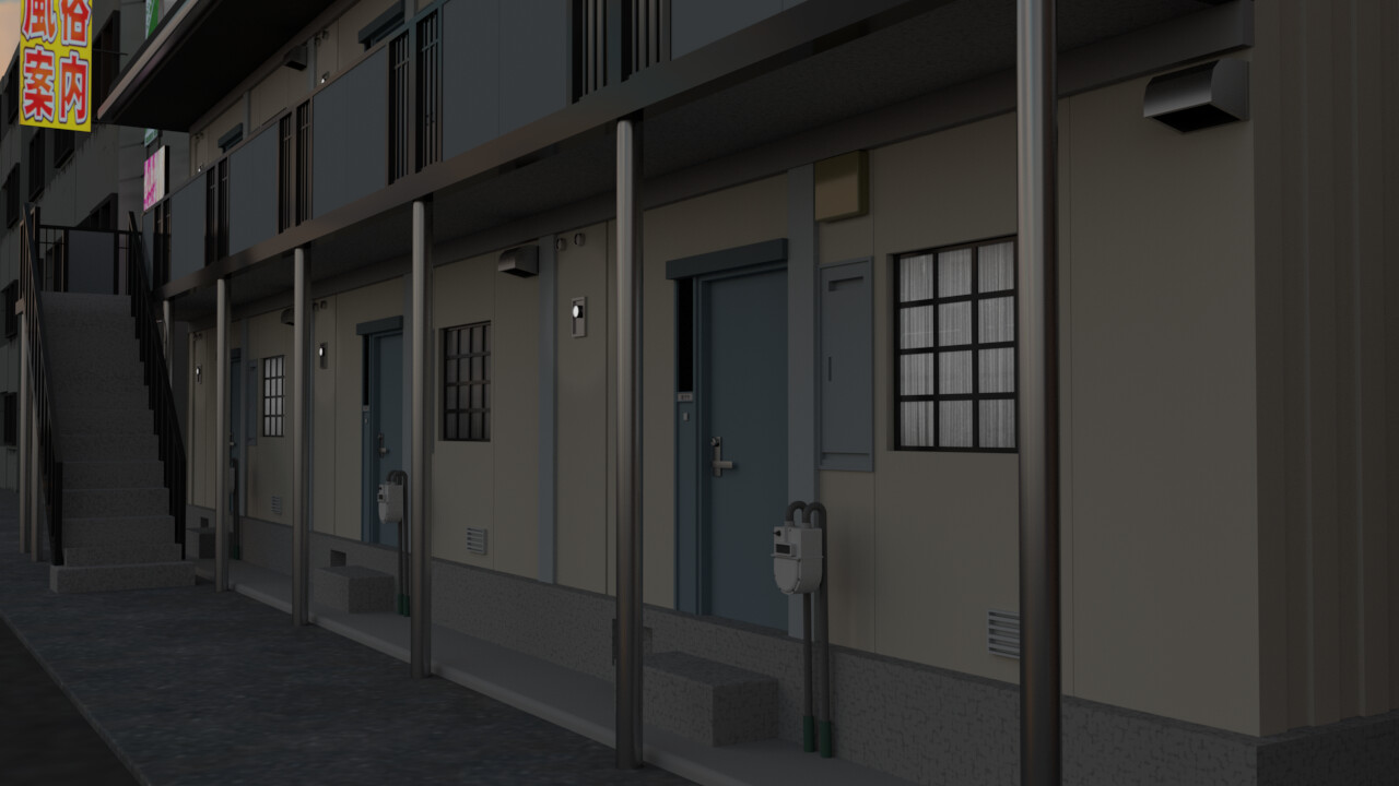 Sabrina I. Japanese Apartment Building