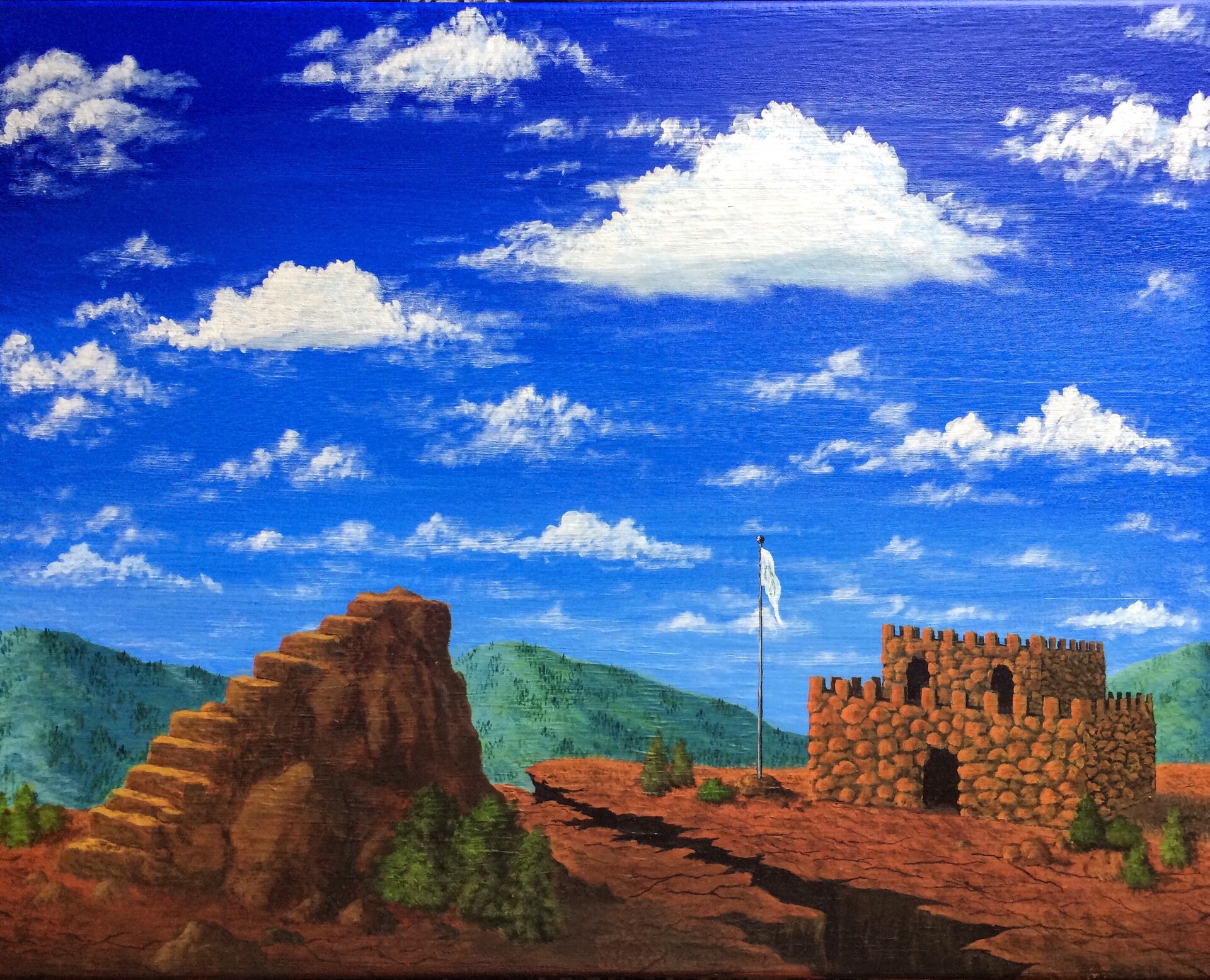 Artstation Super Mario Brothers Inspired Painting Timothy Herold