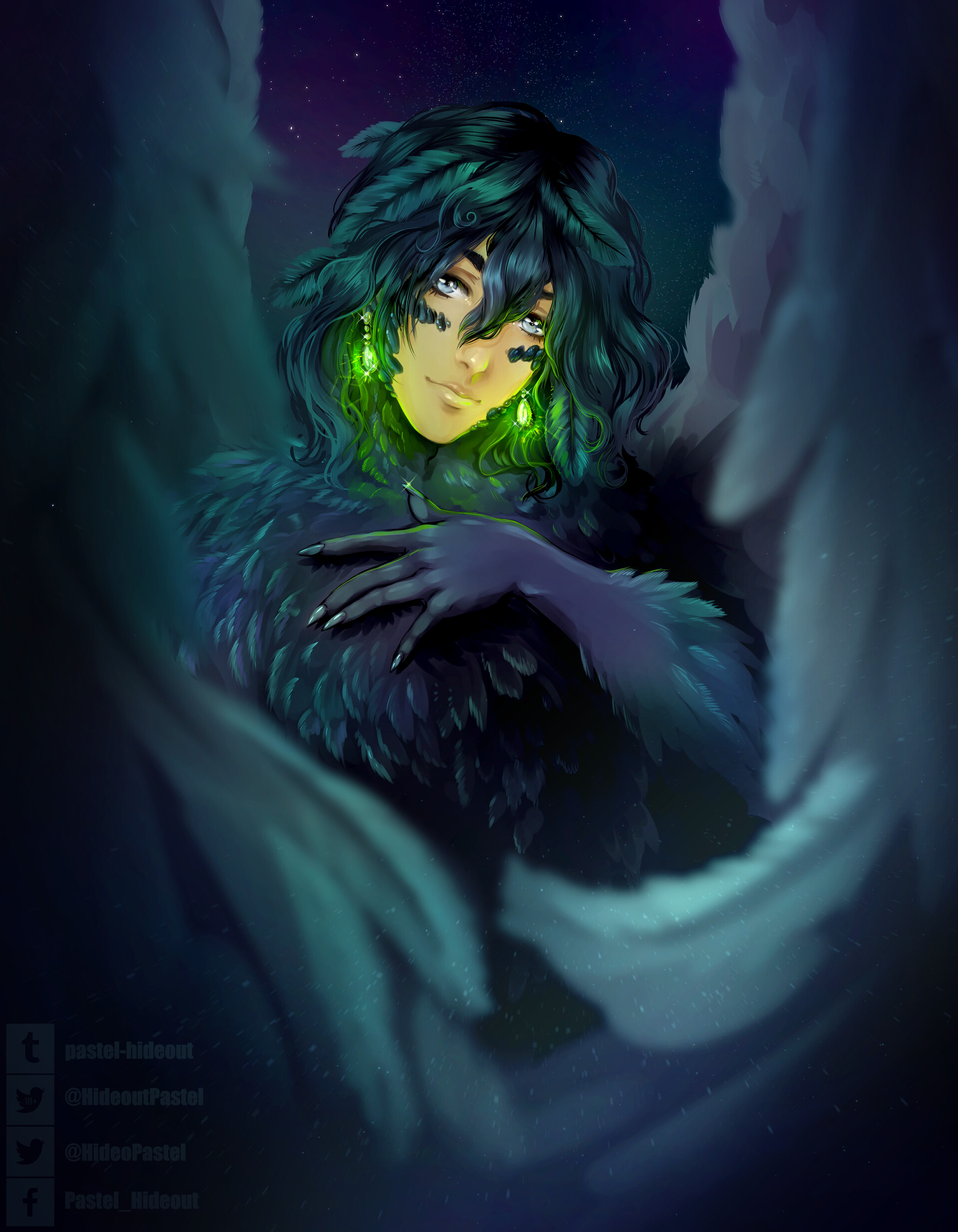Artstation Further Darkness Howl S Moving Castle Fanart Anna Marynczak