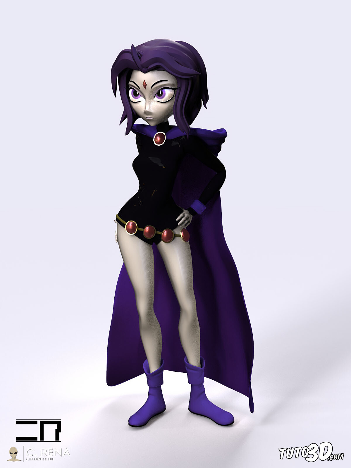 DC Raven (Stylized version)
