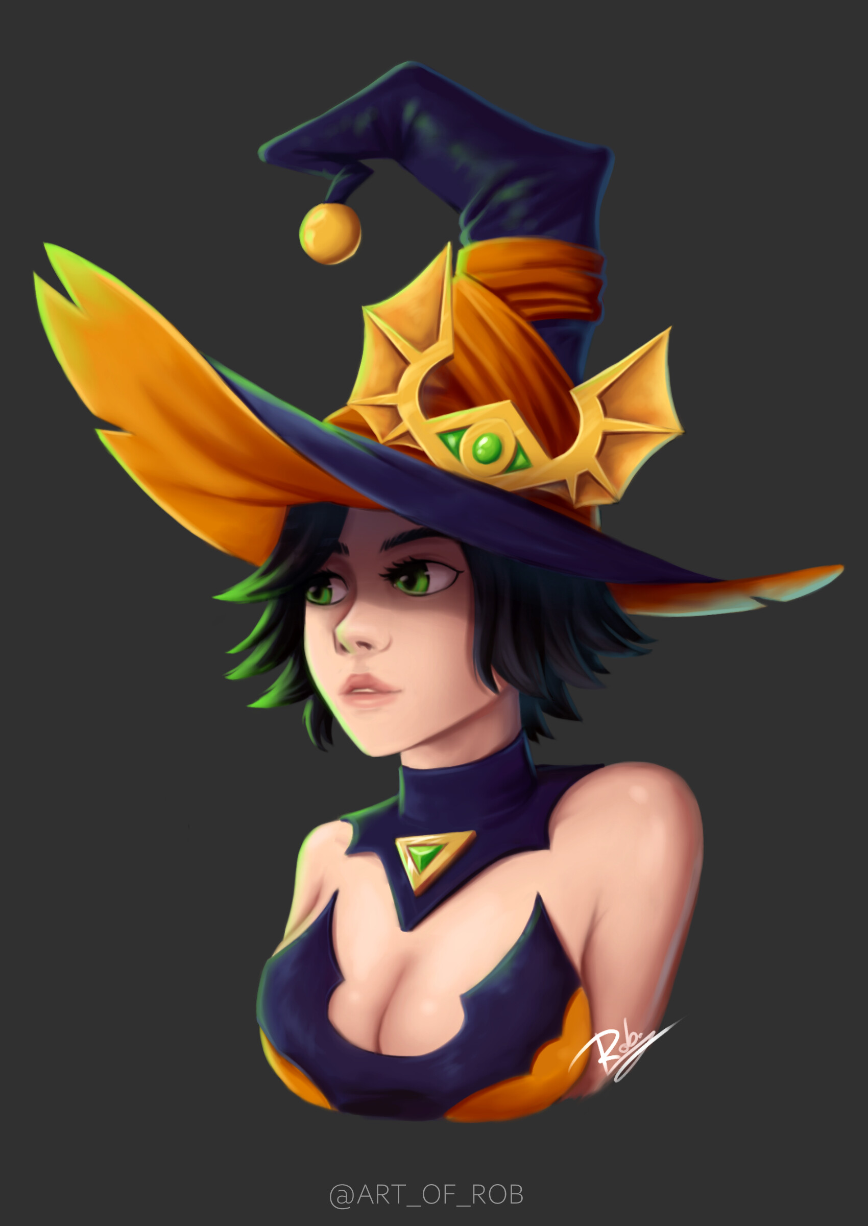 Artstation Paladins Evie Halloween Robert Petru Ceobanu