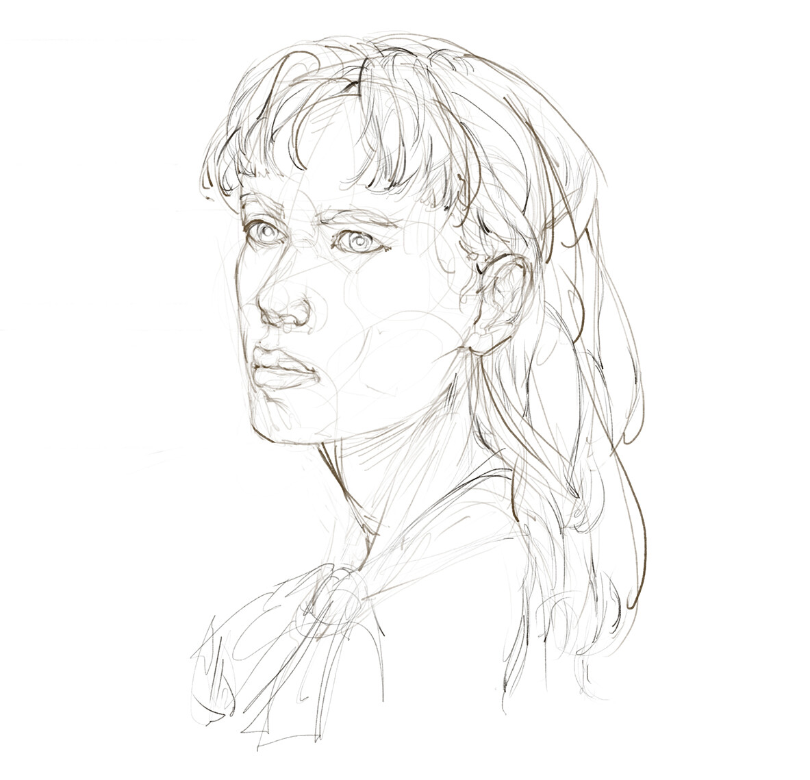 Скетч 20. 20 Sec drawing.