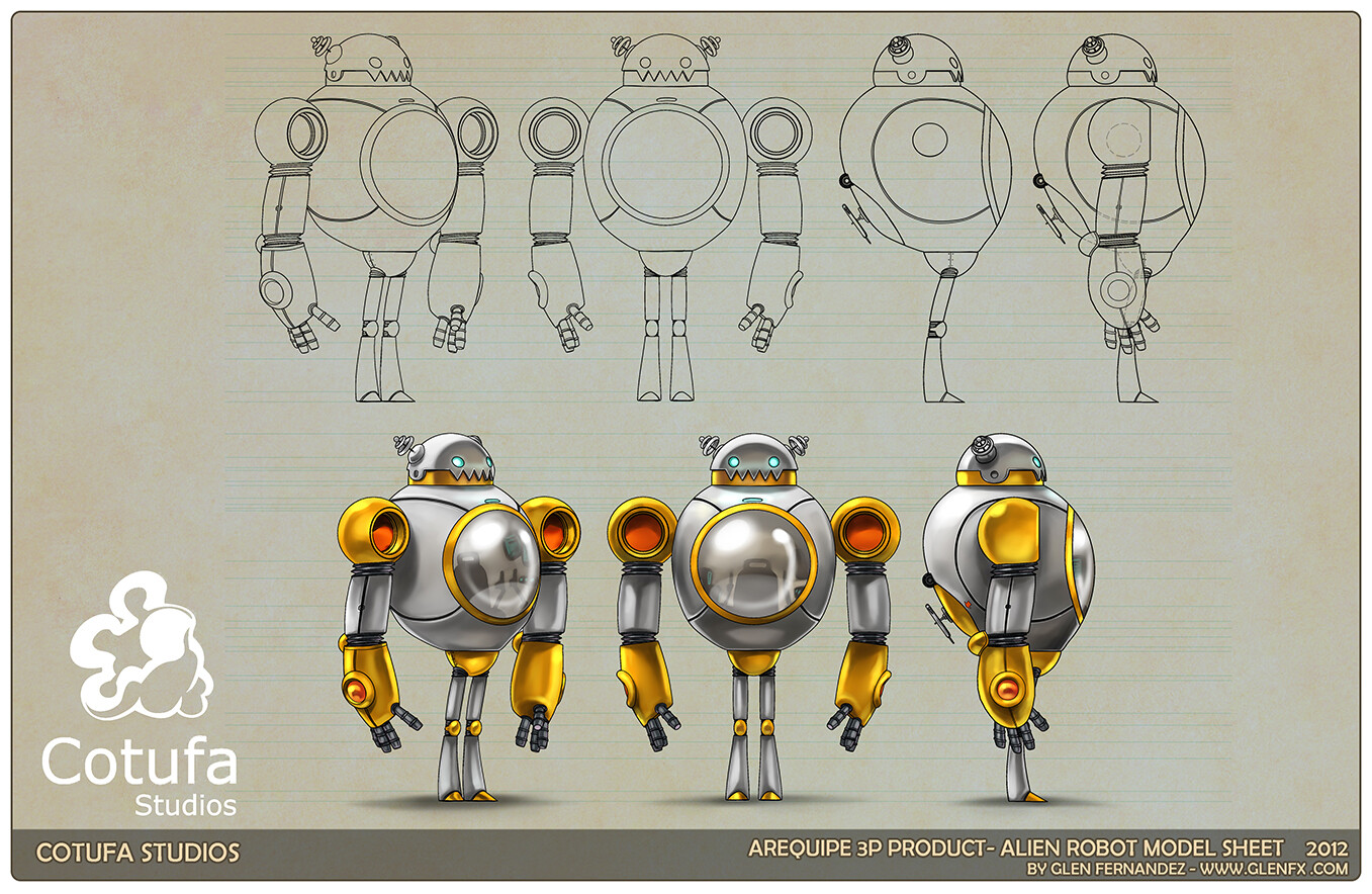 Robot Model sheet.