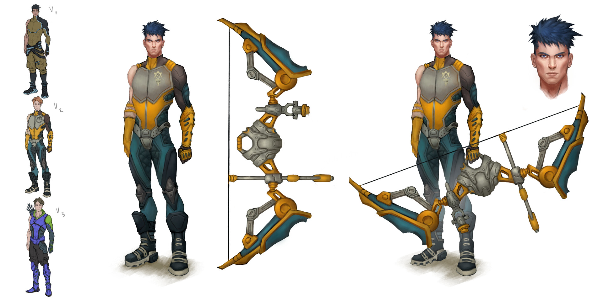 Artstation Archer Character Design