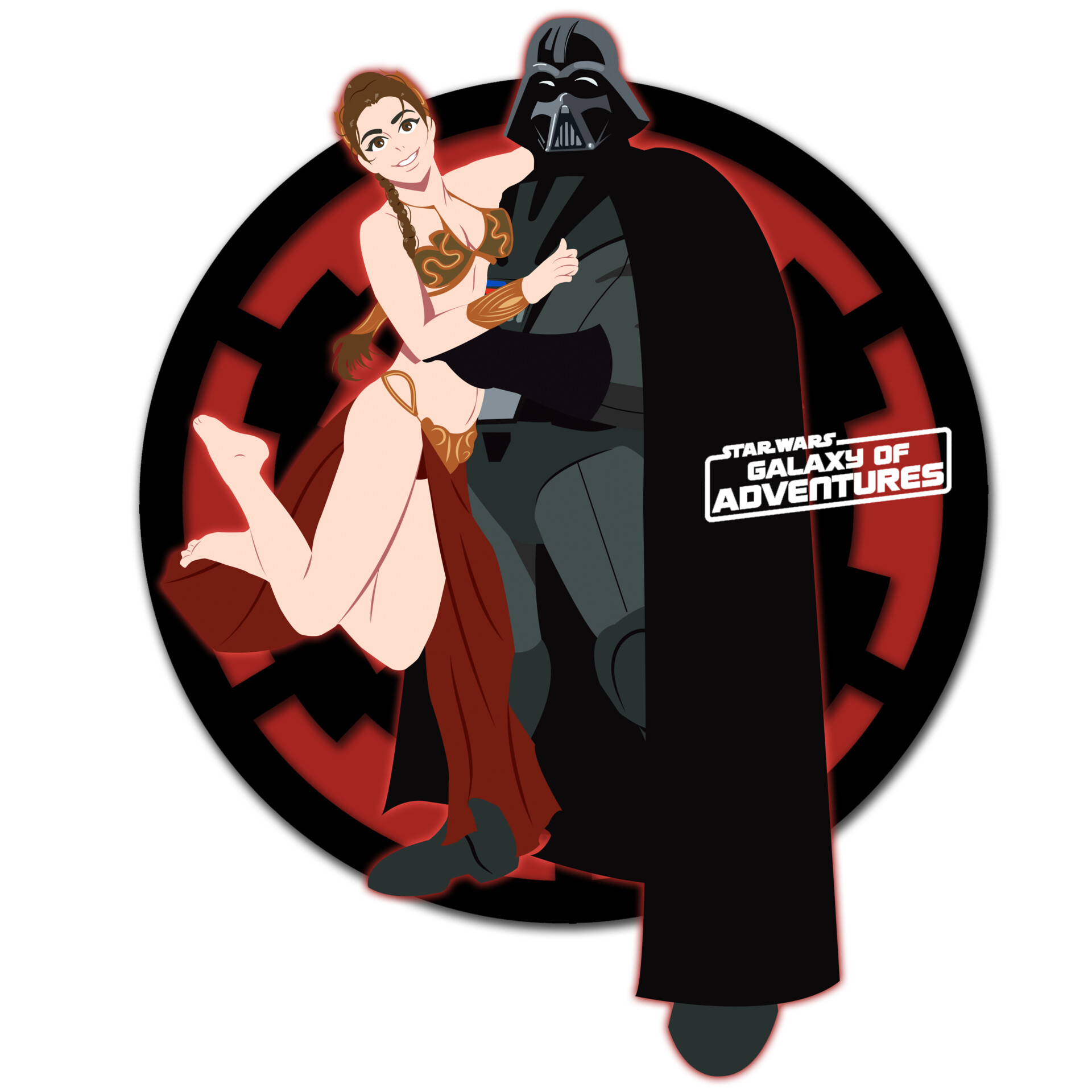 star wars galaxy of adventures slave leia