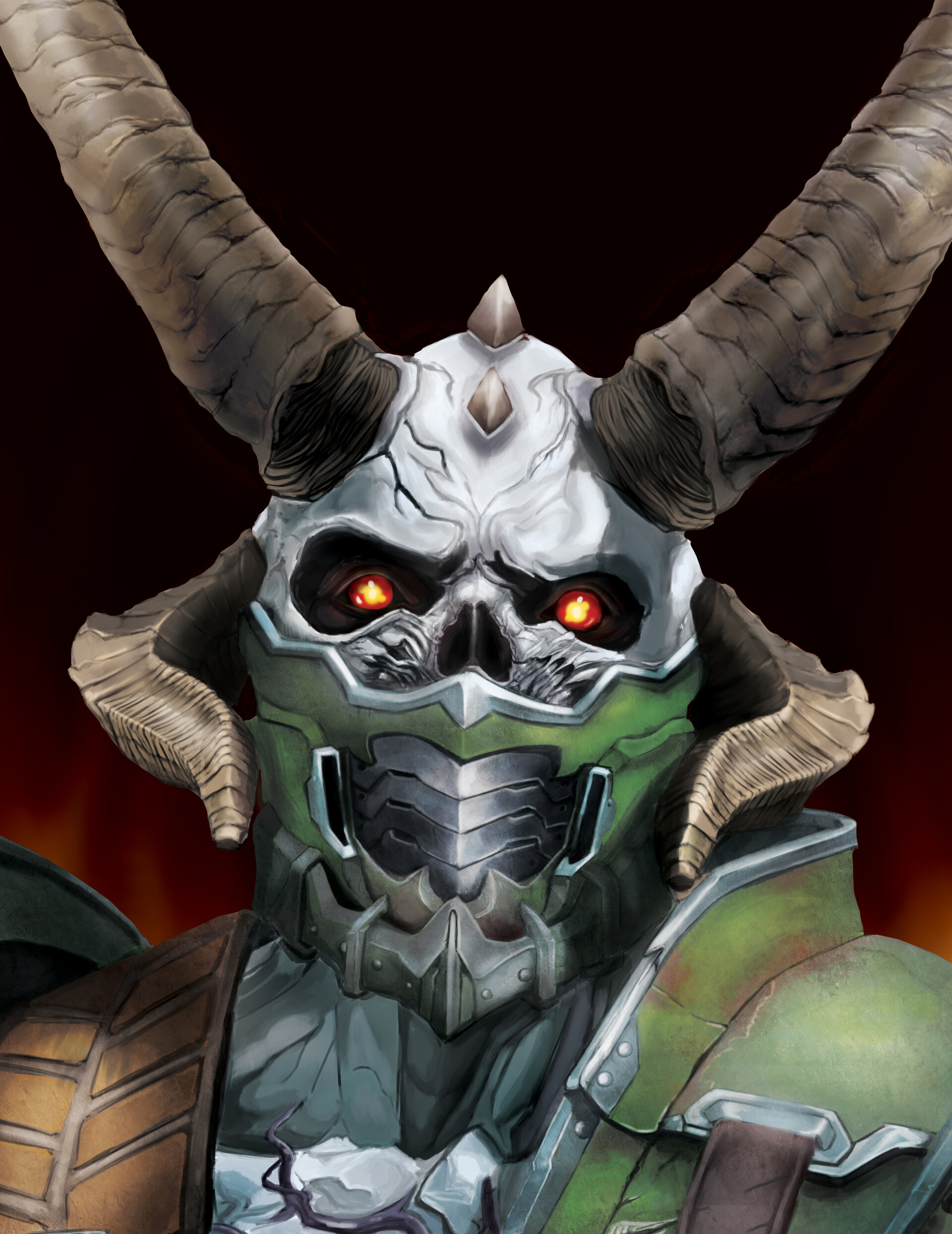 Doom Eternal Demons Fanart Artstation Marauder Fan Art From Doom Eternal Kamaleezan Meeratheen marauder fan art from doom eternal