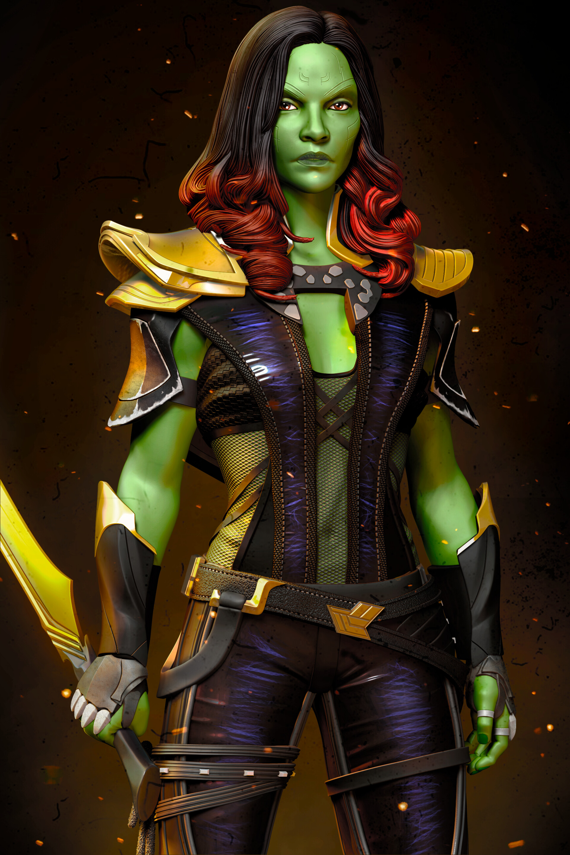 Gamora - Avengers Eng Game, De Paula.