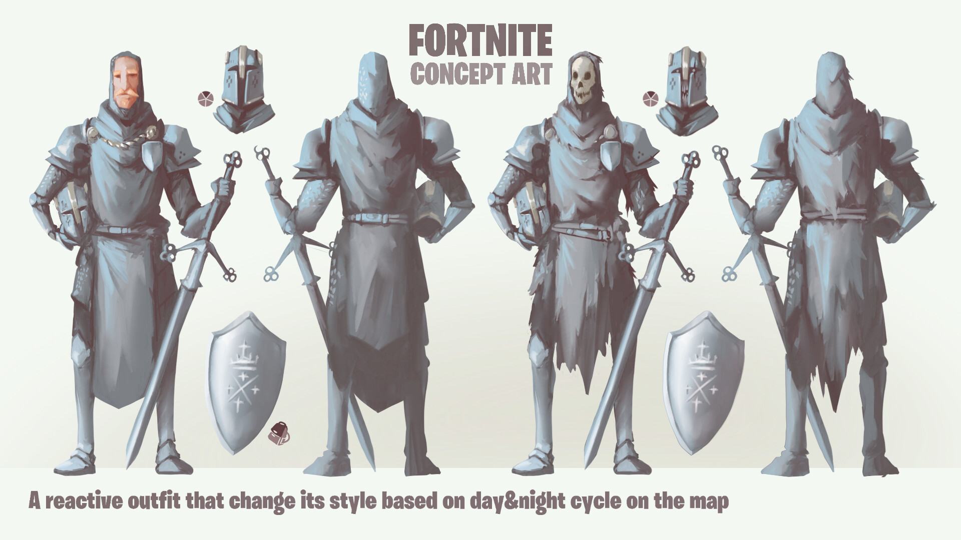 Artstation Cursed Crusader Fortnite Concept Art Ghulam Rouhan Samdani