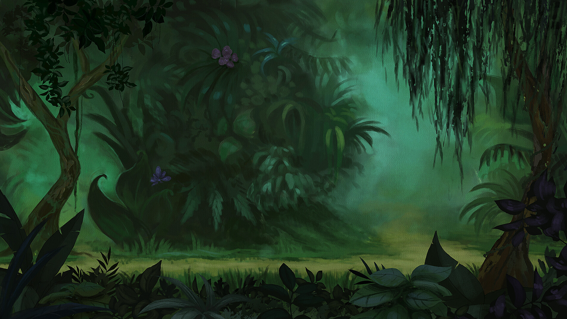 ArtStation - Jungle Animation Background