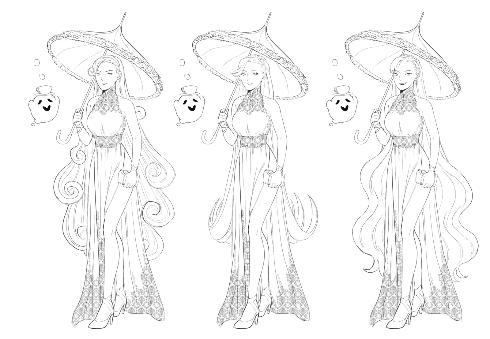 Hair and face design