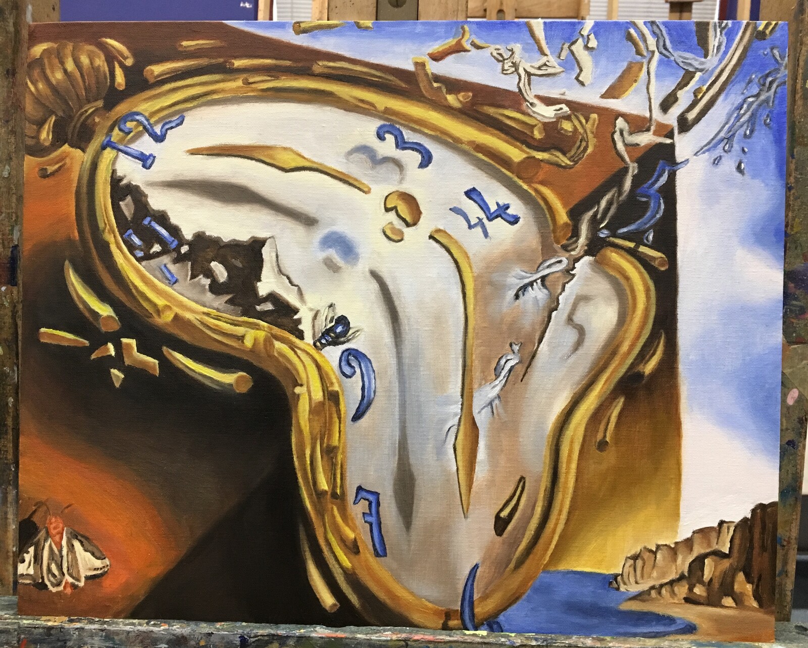 Artstation Melting Watch Master Copy Cole Cota