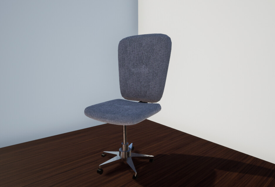 Artstation Office Chair 3d Model Sinead Barnett